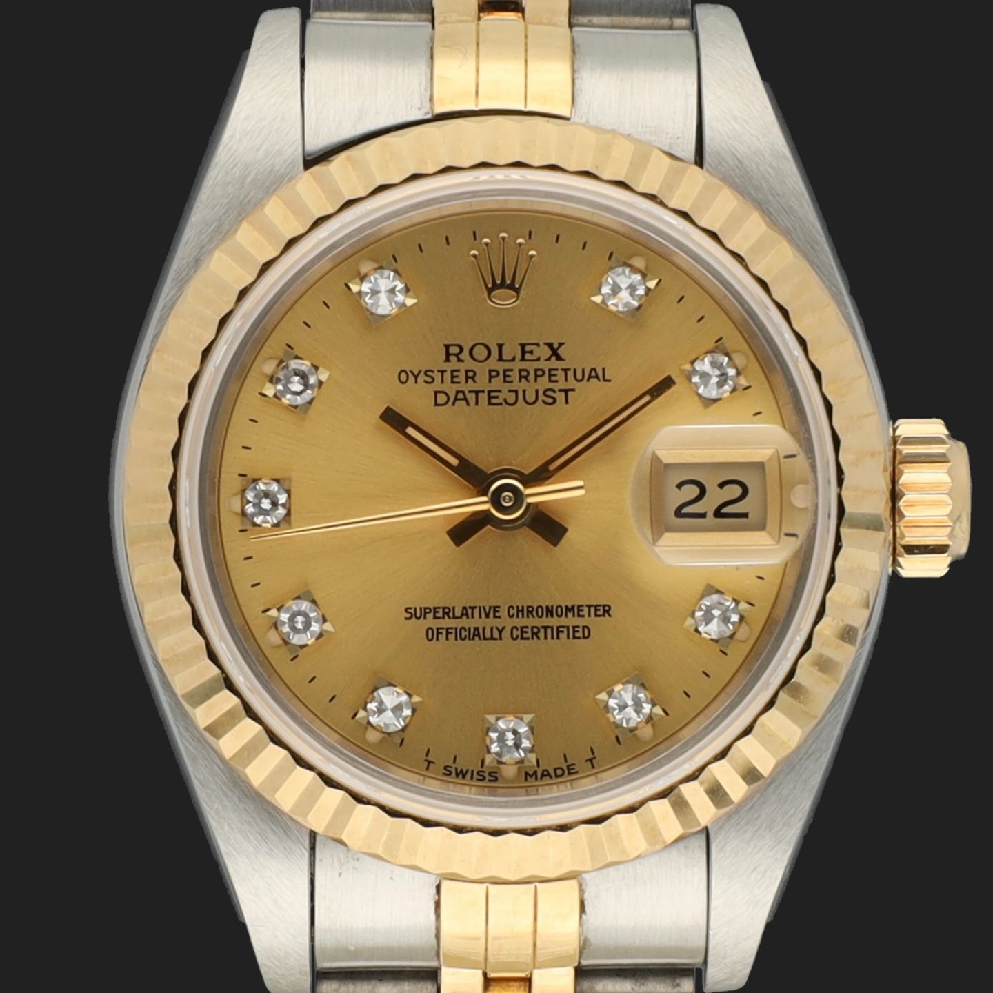 Rolex Lady-Datejust 69173 (1994) - 26mm Goud/Staal (2/8)