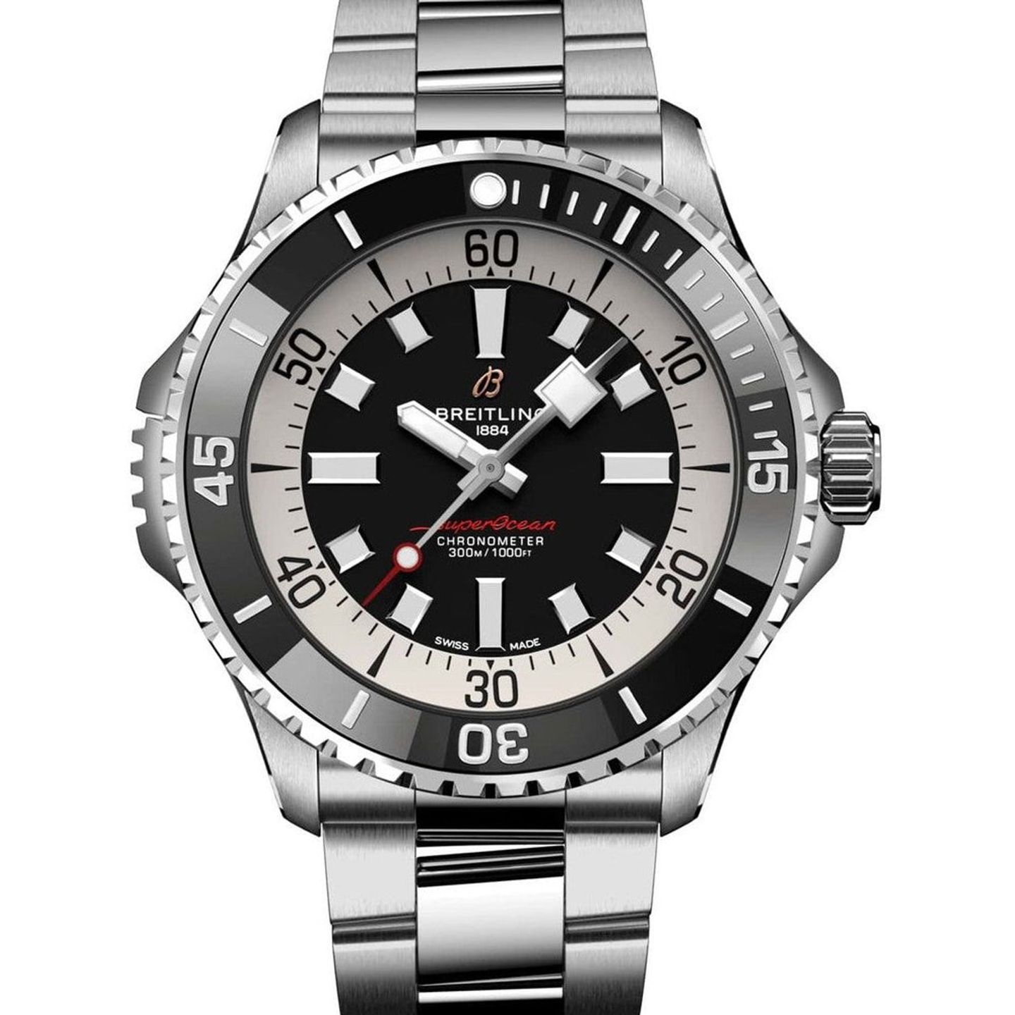 Breitling Superocean A17378211B1A1 (2026) - Black dial 46 mm Steel case (1/1)