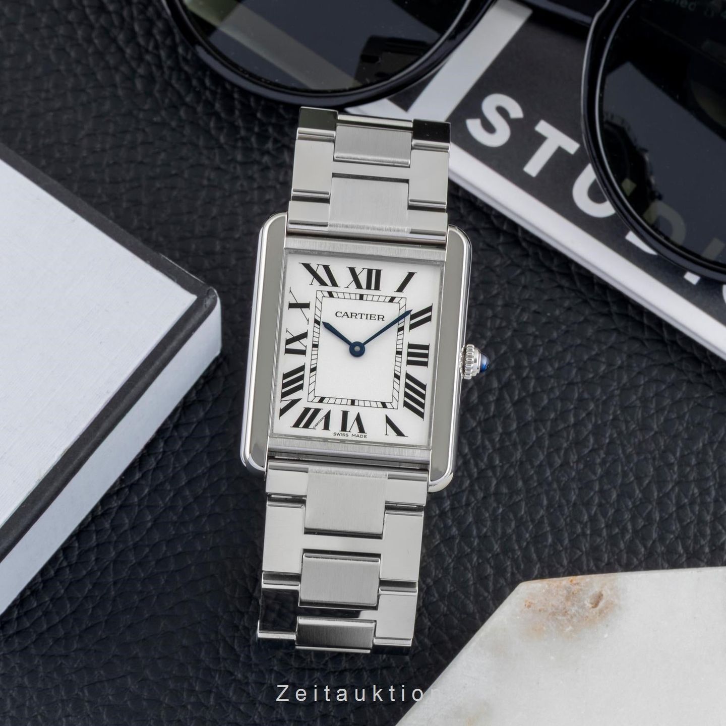 Cartier Tank Solo W5200014 (2020) - 35mm Staal (3/8)