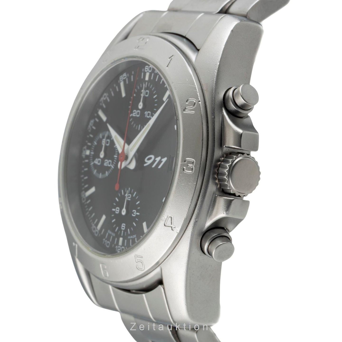 IWC Porsche Design IW3732 (1999) - Black dial 36 mm Titanium case (5/8)