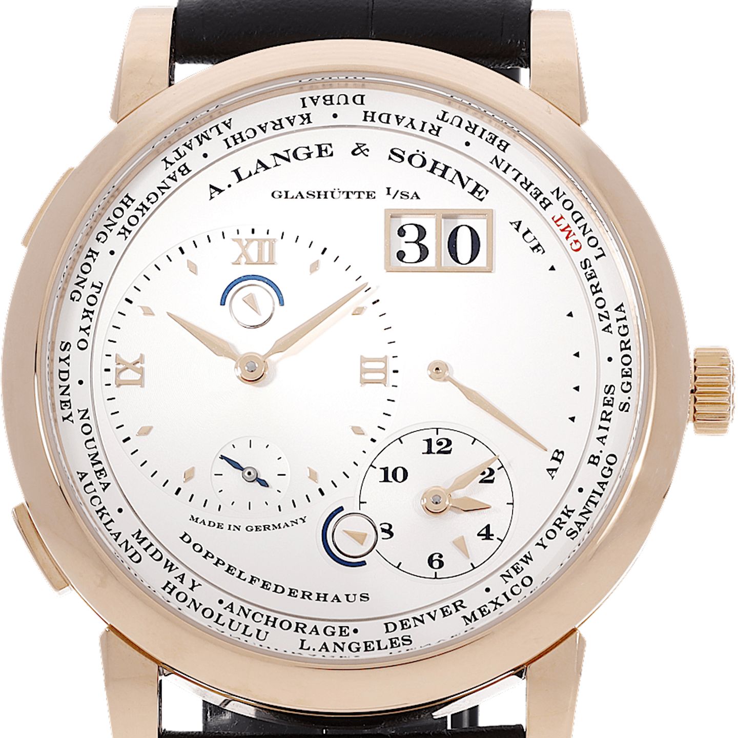 A. Lange & Söhne Lange 1 116.032 (2020) - Silver dial 42 mm Rose Gold case (1/5)