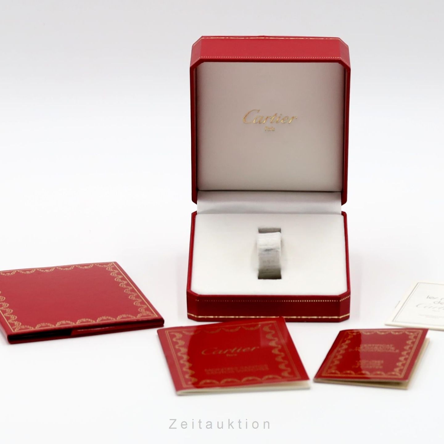 Cartier Santos 82036283 (Unknown (random serial)) - White dial 24 mm Gold/Steel case (7/8)