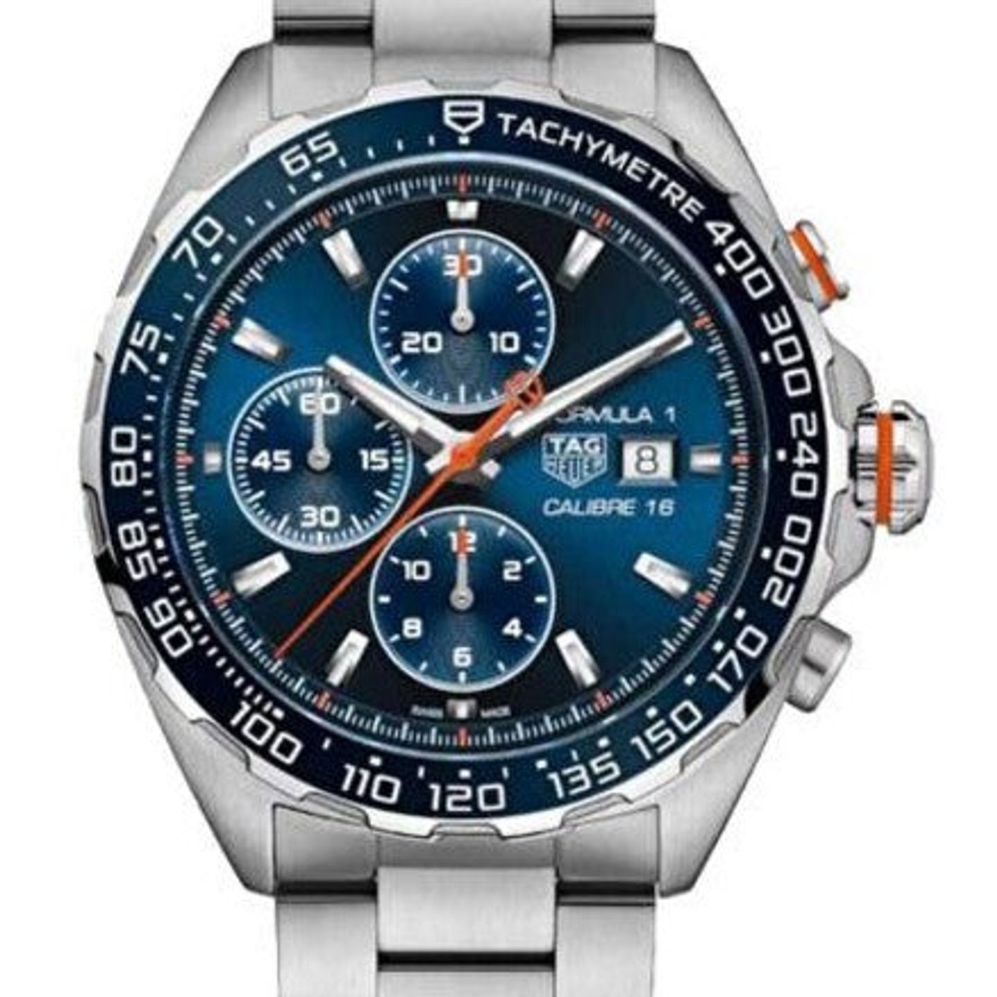 TAG Heuer Formula 1 Calibre 16 CAZ201G.BA0876 (2026) - Blauw wijzerplaat 44mm Staal (1/1)