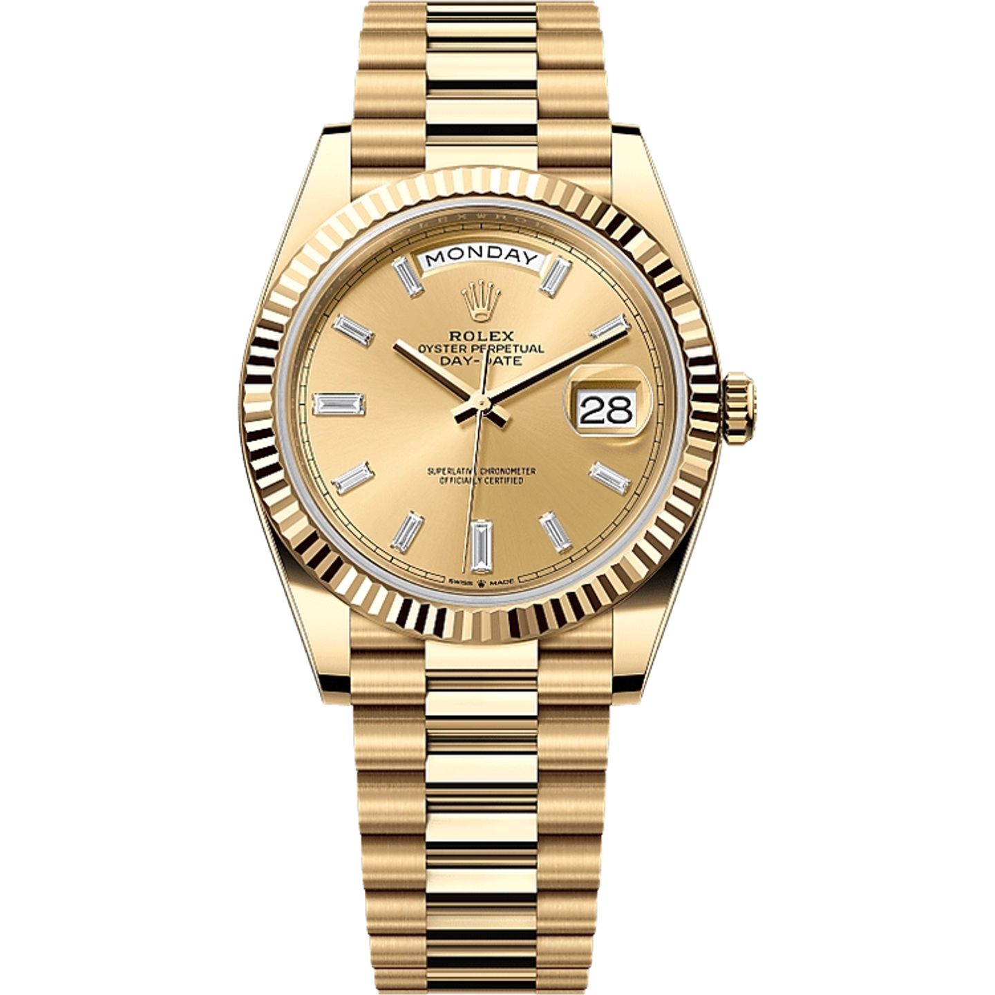 Rolex Day-Date 40 228238 (2025) - Champagne wijzerplaat 40mm Geelgoud (1/1)