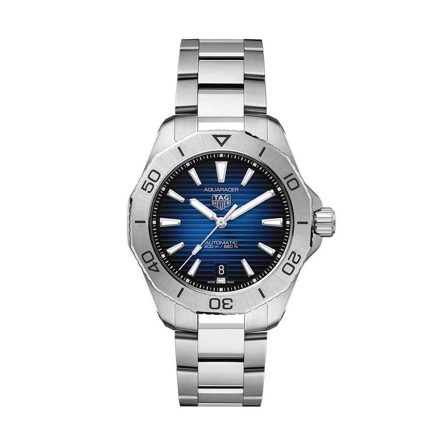 TAG Heuer Aquaracer WBP2111.BA0627 (2025) - Blue dial 40 mm Steel case (3/3)