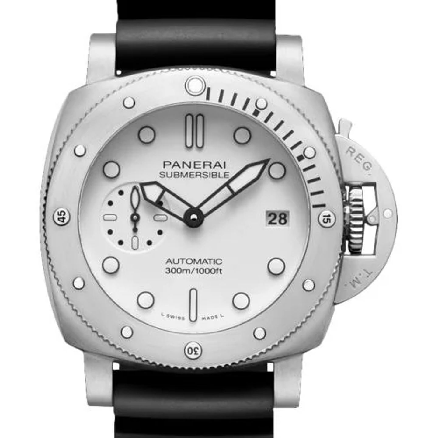 Panerai Luminor Submersible PAM02223 (2026) - White dial 42 mm Steel case (1/1)