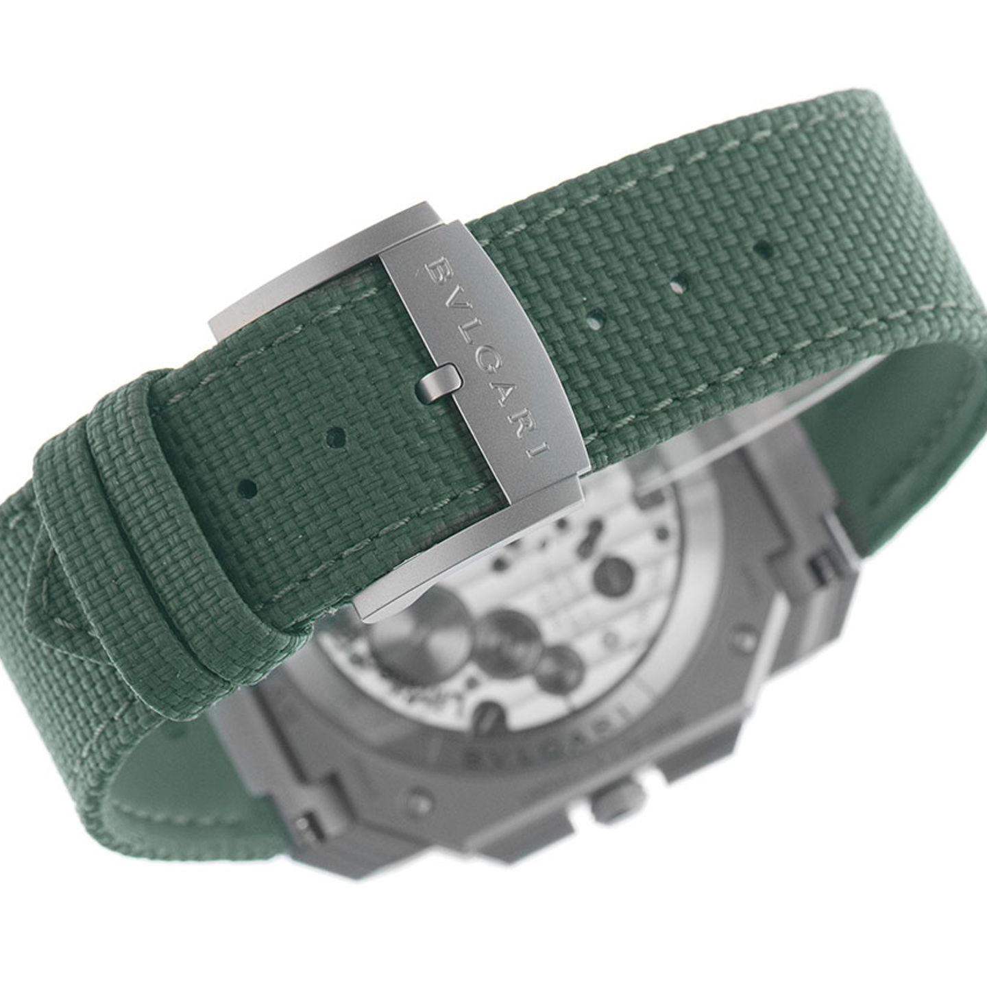 Bulgari Octo 103890 (2025) - Groen wijzerplaat 42mm Titanium (7/7)