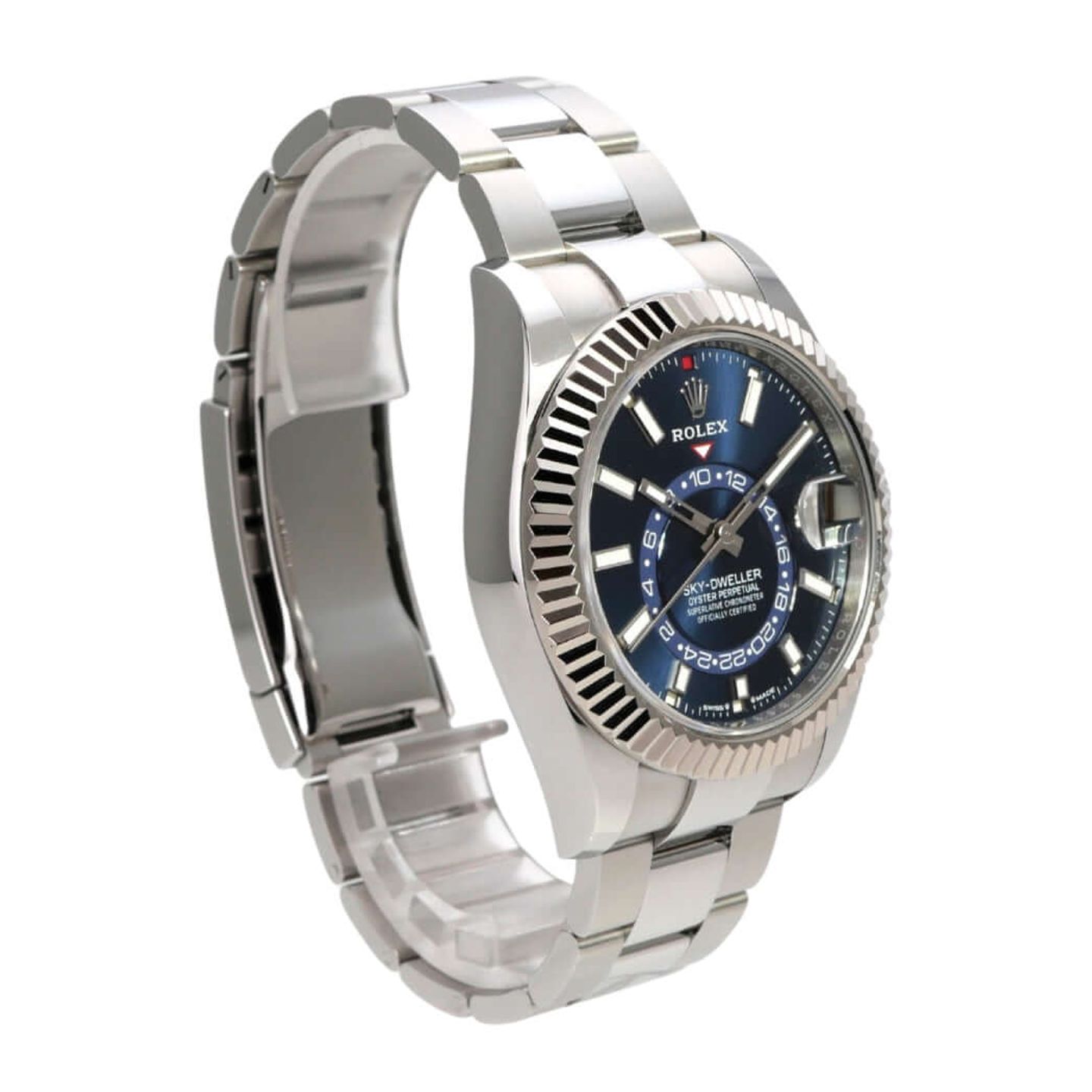 Rolex Sky-Dweller 336934 (2023) - Blue dial 42 mm Gold/Steel case (4/8)