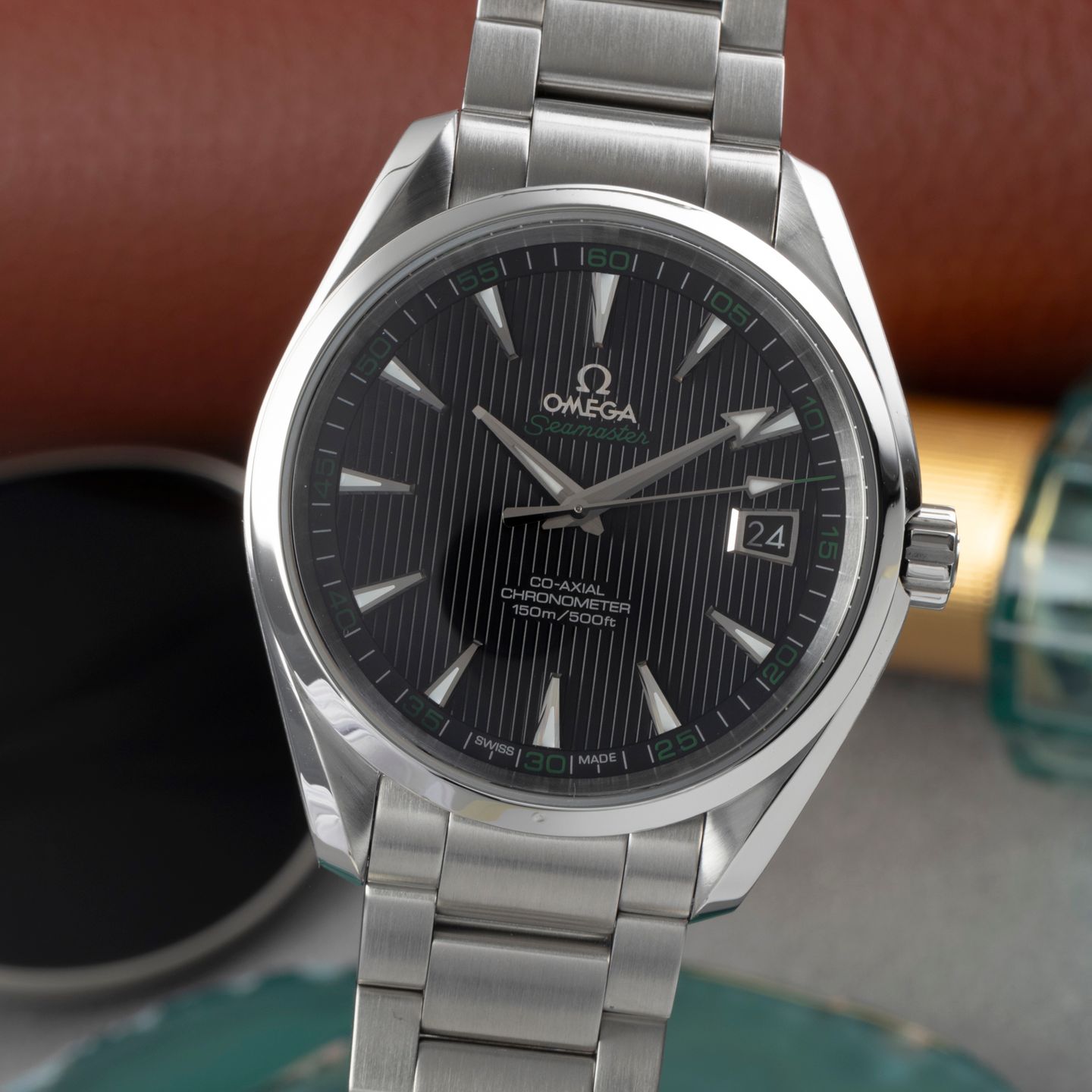 Omega Seamaster Aqua Terra 231.10.42.21.01.001 (Onbekend (willekeurig serienummer)) - Zwart wijzerplaat 42mm Staal (3/8)