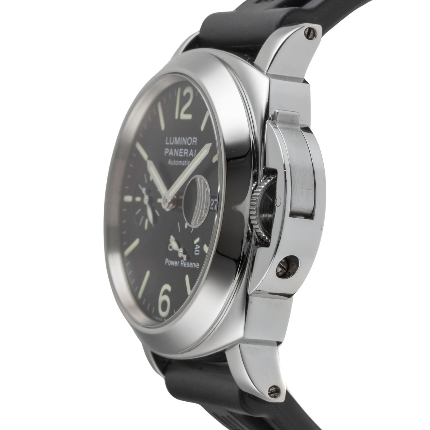 Panerai Luminor Power Reserve PAM00090 (2003) - Black dial 44 mm Steel case (6/8)