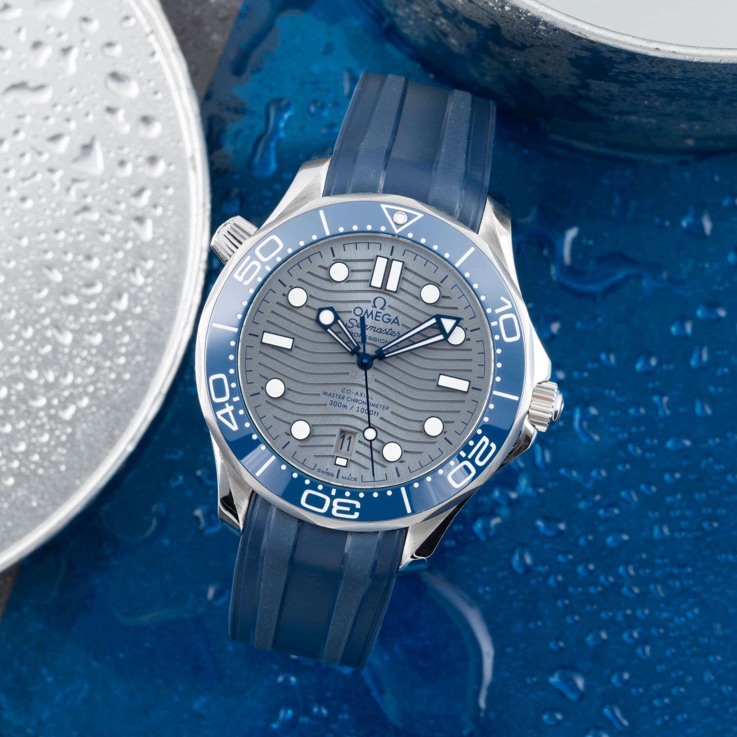 Omega Seamaster Diver 300 M 210.32.42.20.06.001 (Unknown (random serial)) - Grey dial 42 mm Steel case (1/8)