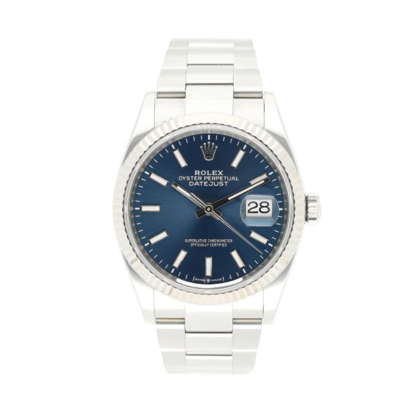 Rolex Datejust 36 126234 (2019) - Blue dial 36 mm Steel case (1/5)