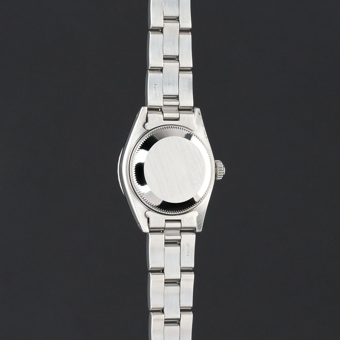 Rolex Oyster Perpetual Lady Date 69240 (1991) - Silver dial 26 mm Steel case (7/8)