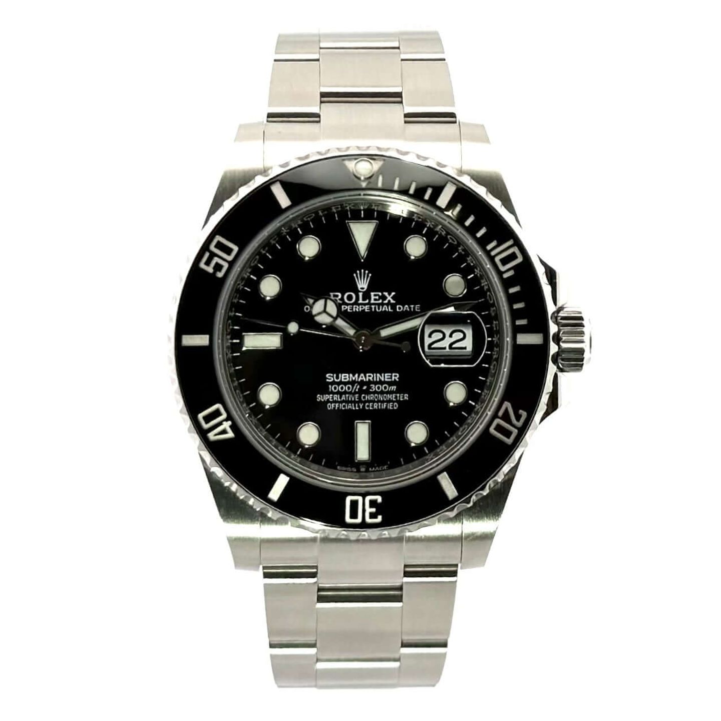 Rolex Submariner Date 126610LN (2022) - Zwart wijzerplaat 41mm Staal (1/7)