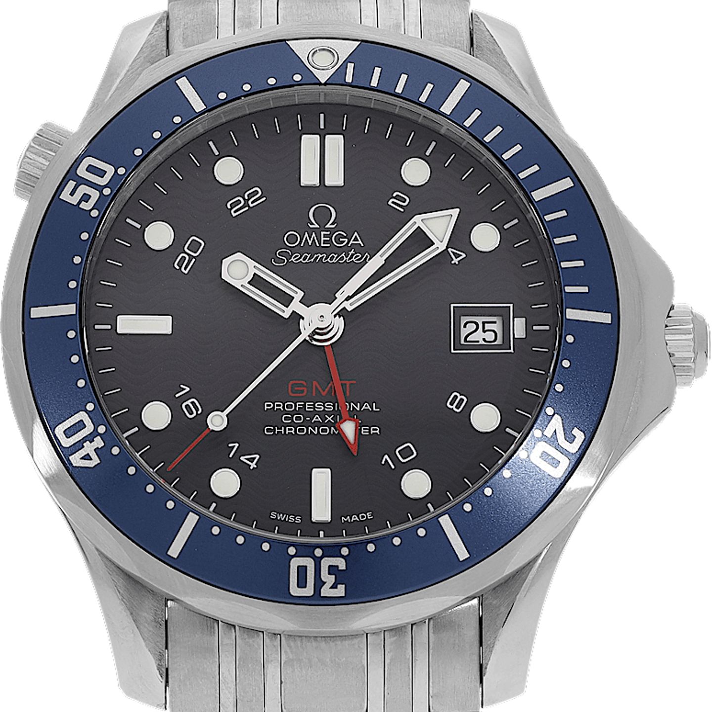 Omega Seamaster Diver 300 M 2535.80.00 (2010) - Blue dial 41 mm Steel case (2/5)