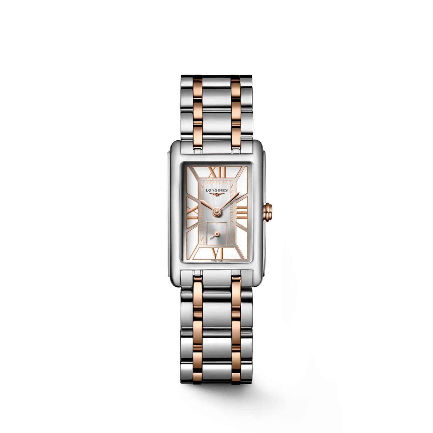 Longines DolceVita L5.255.5.75.7 (2025) - Wit wijzerplaat 21mm Goud/Staal (1/1)