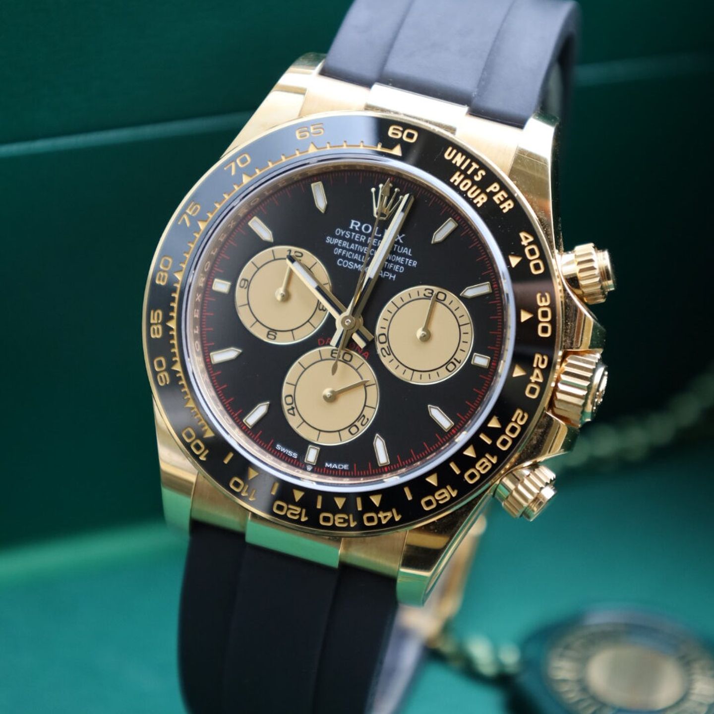 Rolex Daytona 126518LN (2024) - Zwart wijzerplaat 40mm Geelgoud (3/8)