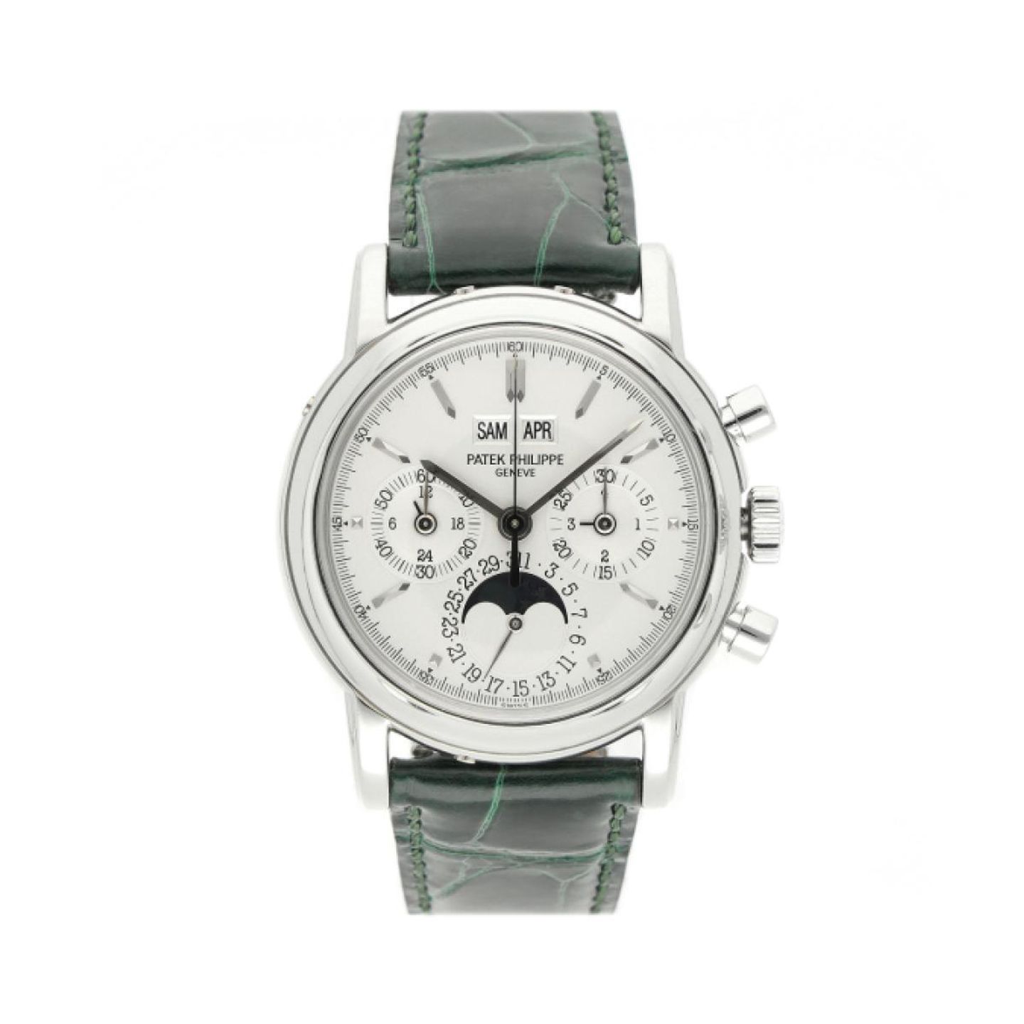 Patek Philippe Perpetual Calendar Chronograph 3970E (1998) - 37mm Geelgoud (1/7)