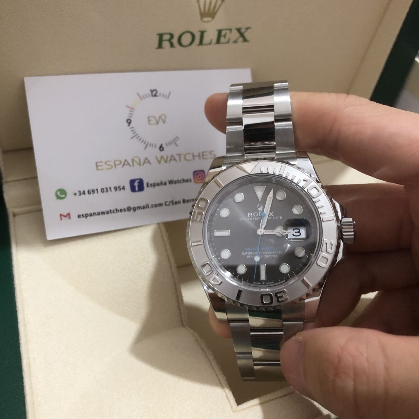 Rolex Yacht-Master 40 126622 (Unknown (random serial)) - Grey dial 40 mm Steel case (5/8)