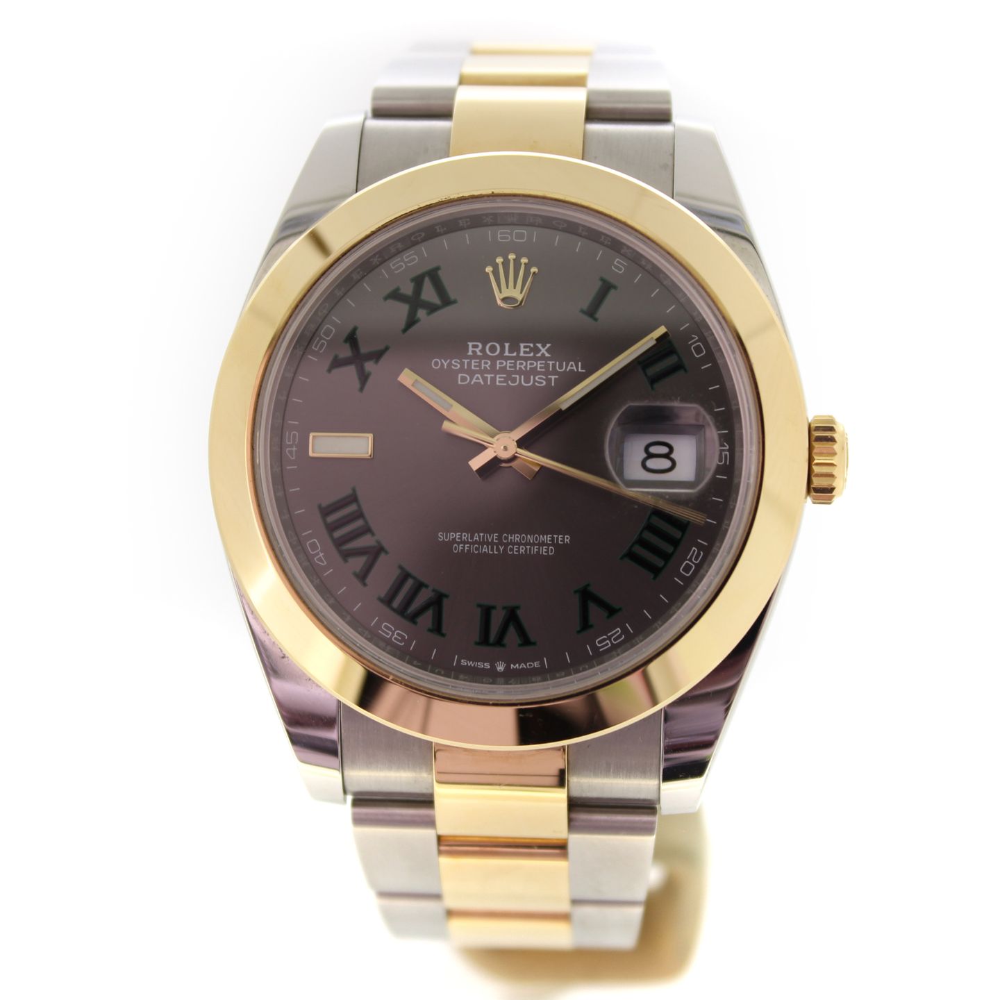 Rolex Datejust 41 126303 (2023) - Grey dial 41 mm Gold/Steel case (5/6)