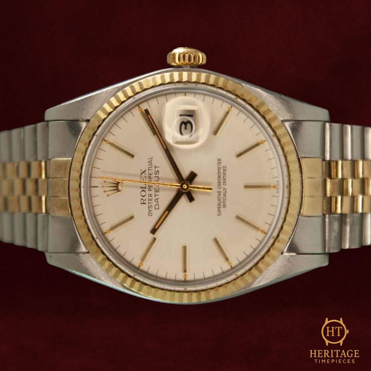 Rolex Datejust 36 16013 (1978) - 36 mm Gold/Steel case (6/8)