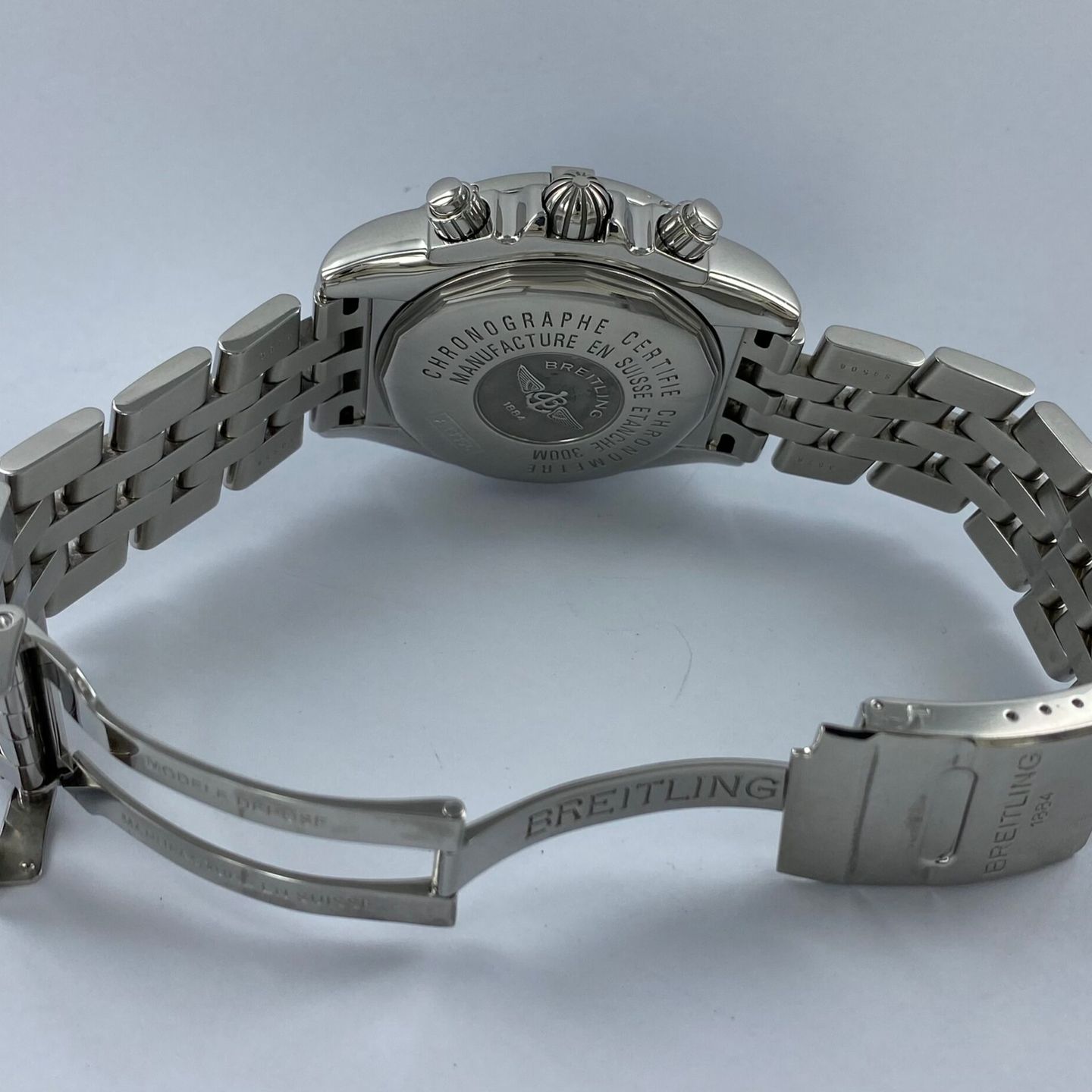 Breitling Chronomat Evolution A13356 (Unknown (random serial)) - Black dial 44 mm Steel case (7/8)