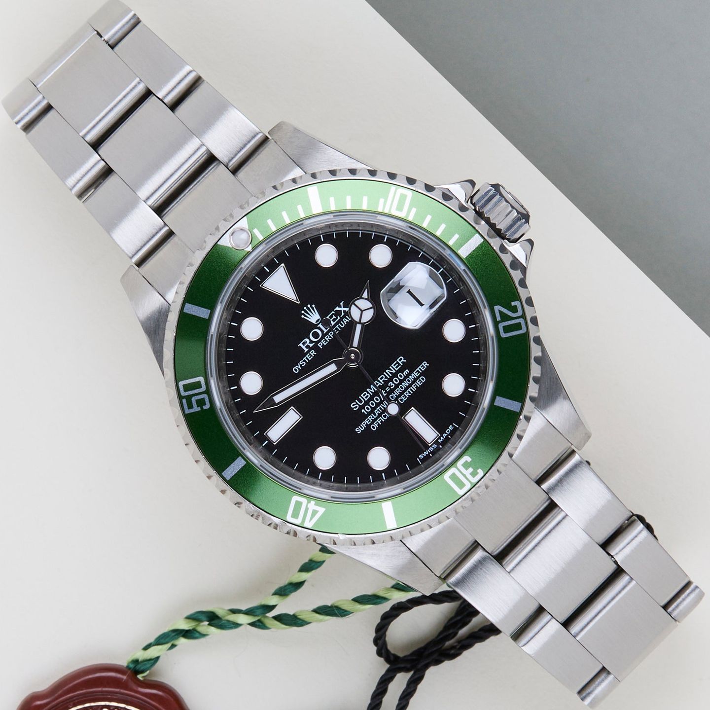 Rolex Submariner Date 16610LV (2007) - Black dial 40 mm Steel case (1/8)