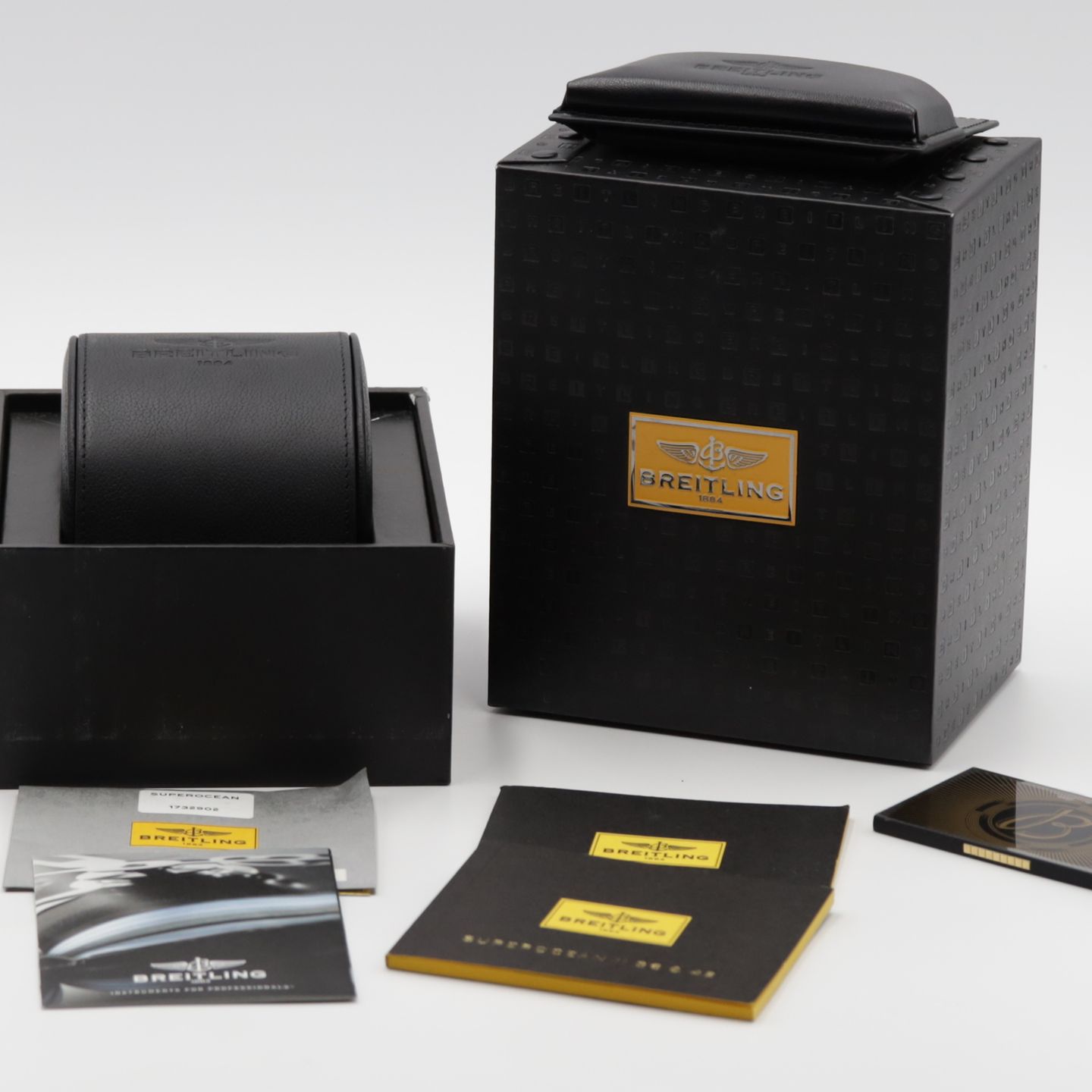 Breitling Superocean II 42 A17365C9/BD67 (Unknown (random serial)) - Black dial 42 mm Steel case (8/8)