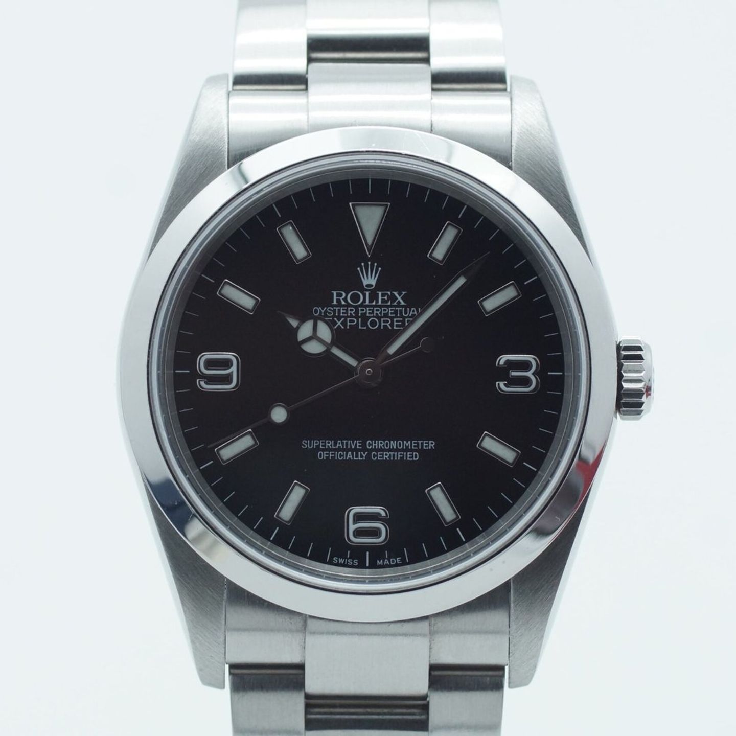 Rolex Explorer 114270 (2005) - Black dial 36 mm Steel case (2/8)