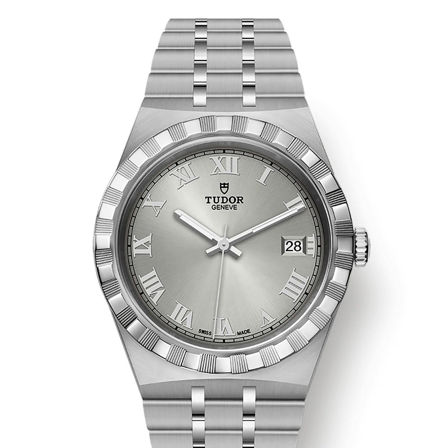 Tudor Royal 28500-0001 (2024) - Zilver wijzerplaat 38mm Staal (1/8)