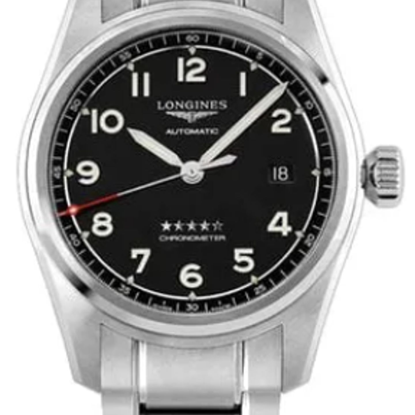 Longines Spirit L3.810.4.53.9 (2024) - Black dial 40 mm Steel case (1/1)