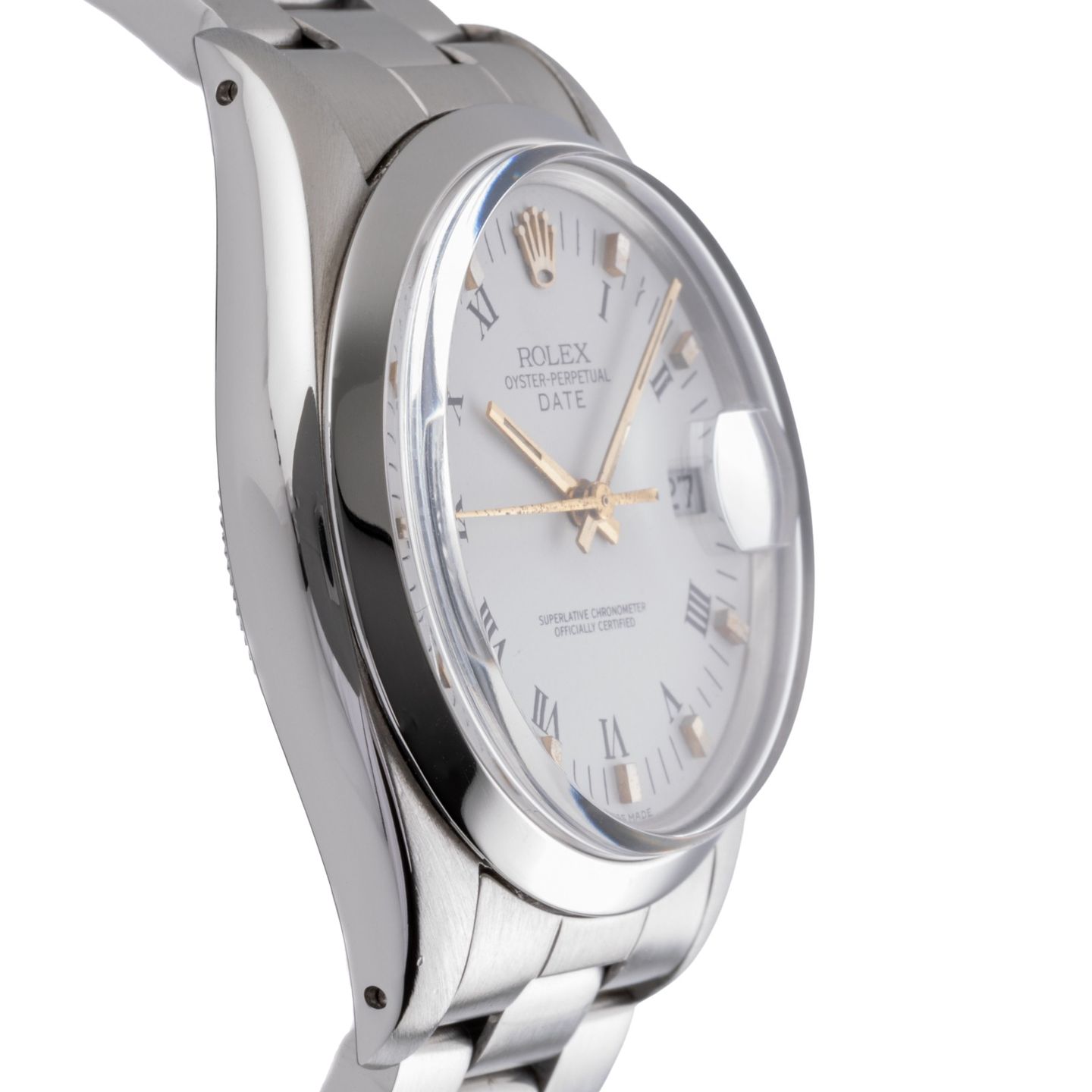 Rolex Oyster Perpetual Date 1500 (1975) - 34mm Staal (7/8)