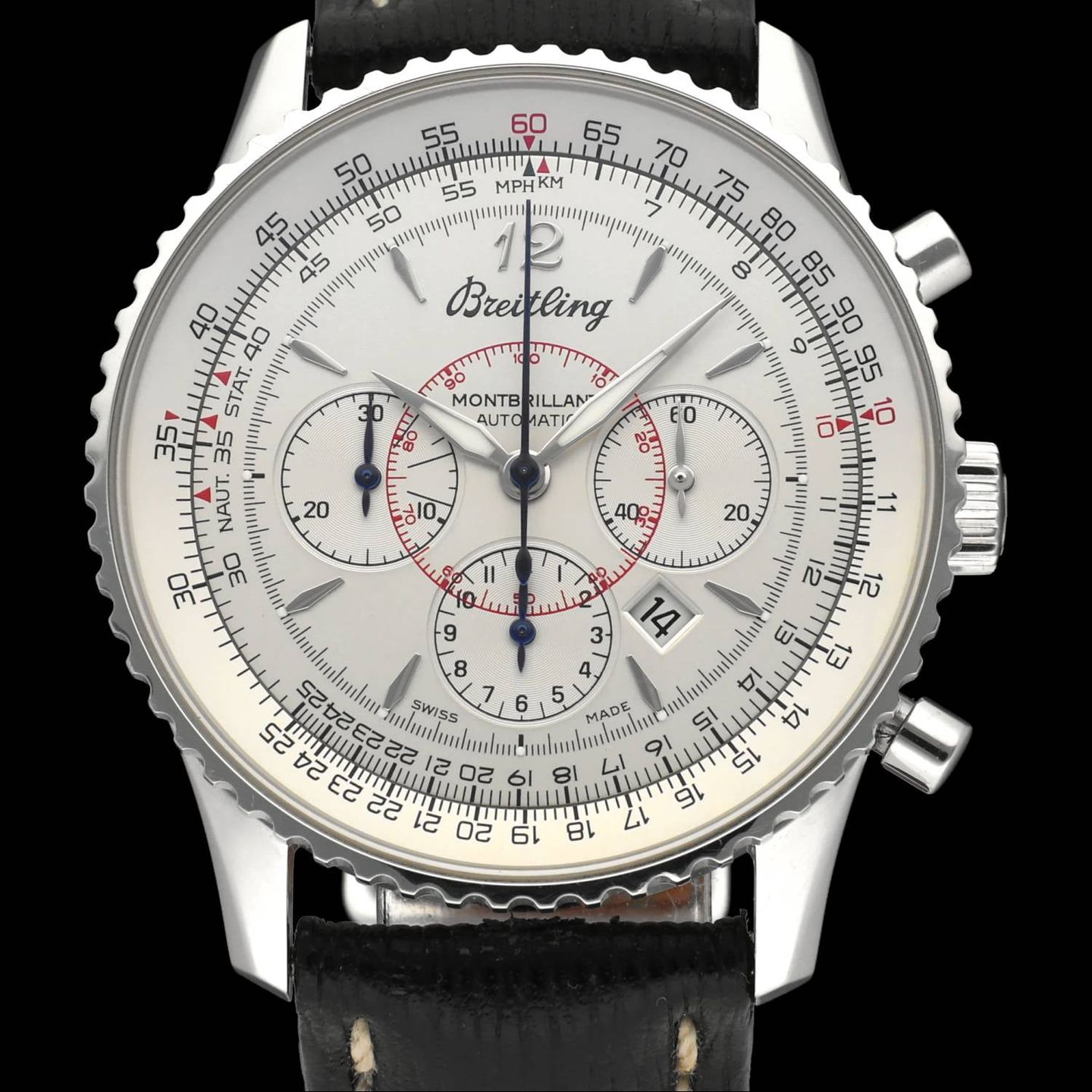 Breitling Montbrillant A41370 (2015) - 38mm Staal (1/8)