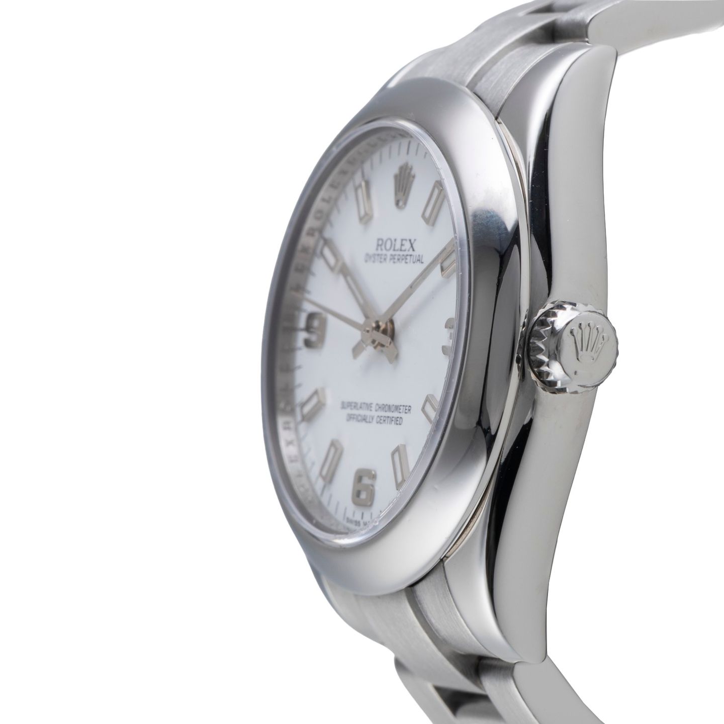 Rolex Oyster Perpetual 31 177200 (2007) - White dial 31 mm Steel case (6/8)