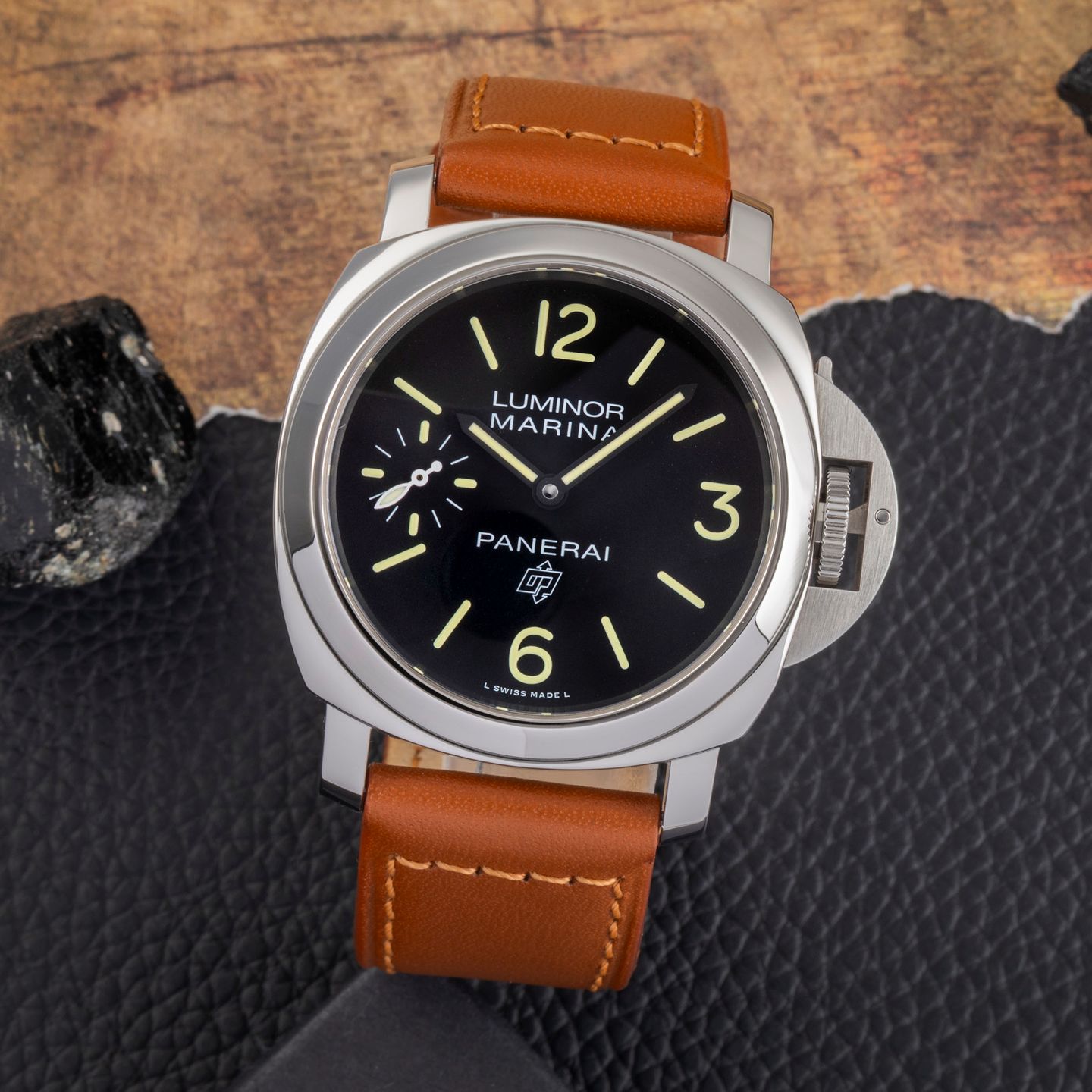 Panerai Luminor Marina PAM00776 (2018) - Black dial 44 mm Steel case (1/8)