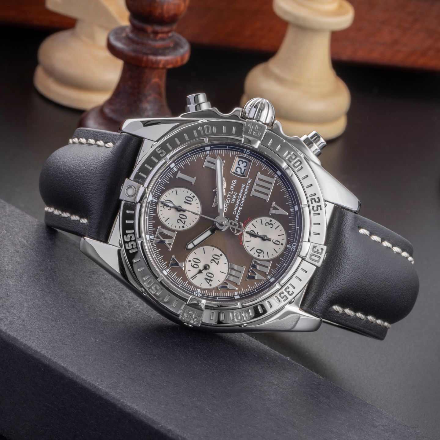 Breitling Chrono Cockpit A13358 (2007) - 39mm Staal (2/8)