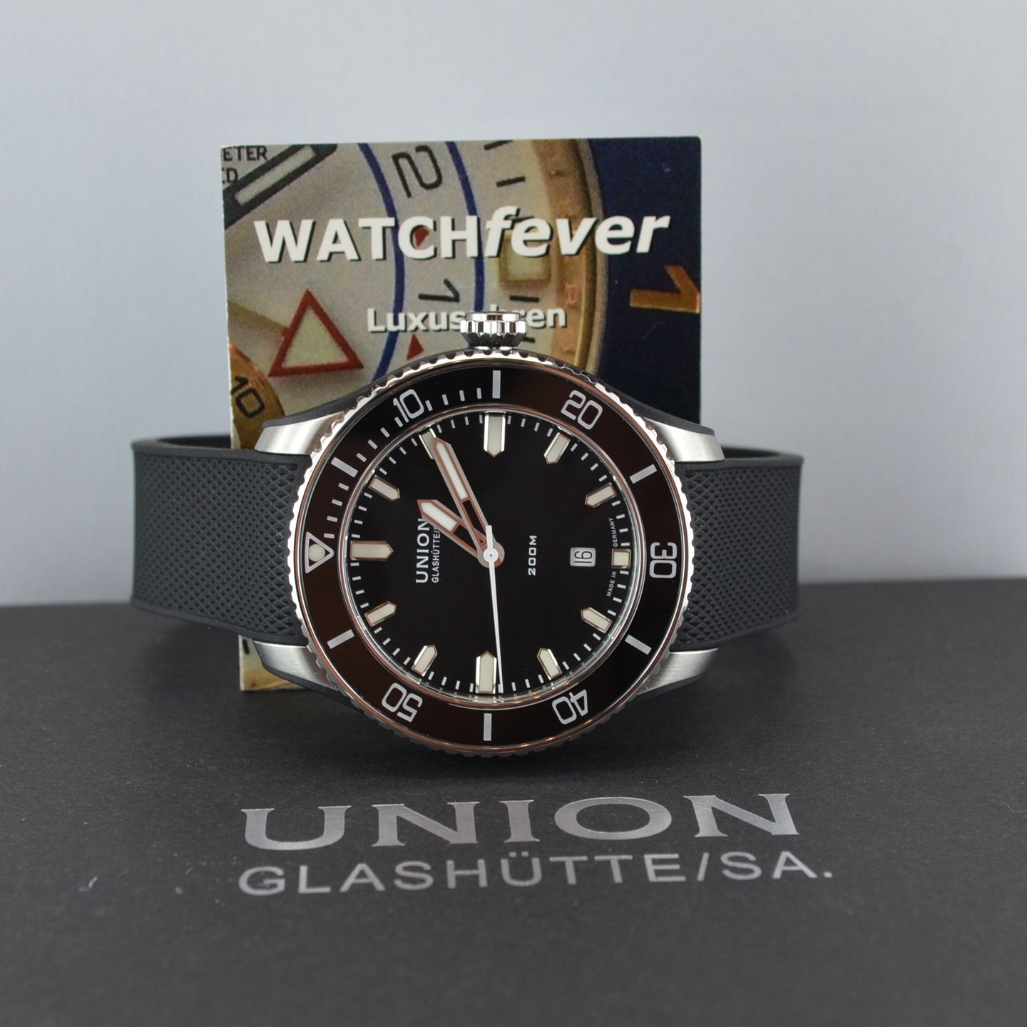 Union Glashütte Belisar D009.907.27.057.00 (Unknown (random serial)) - Black dial 45 mm Steel case (5/6)