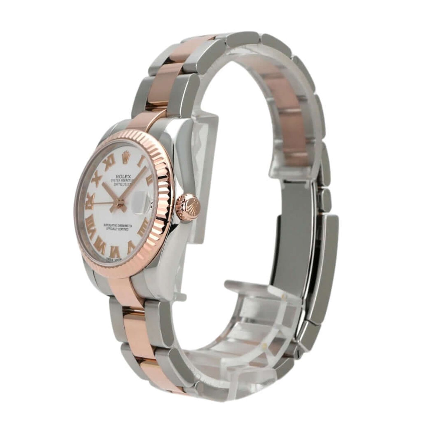 Rolex Datejust 31 178271 (2015) - Wit wijzerplaat 31mm Goud/Staal (3/8)