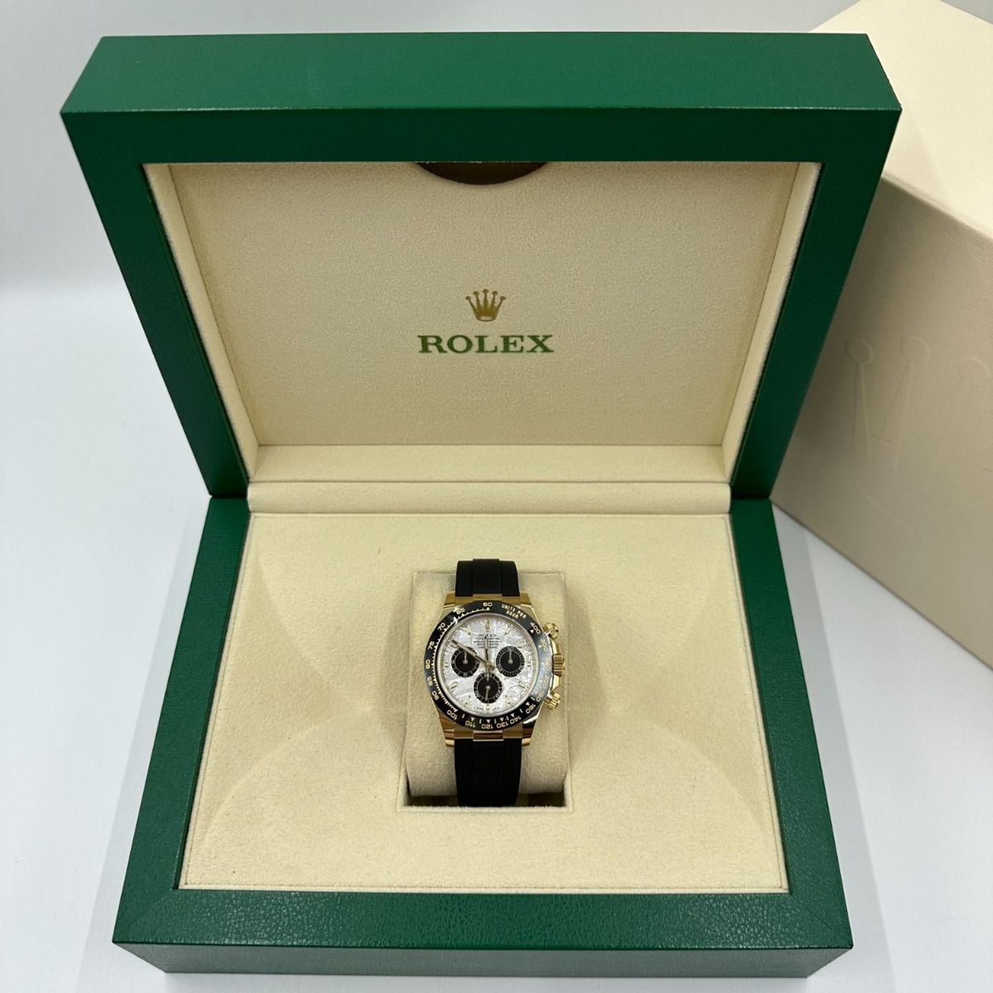 Rolex Daytona 116518LN (2023) - White dial 40 mm Yellow Gold case (4/8)