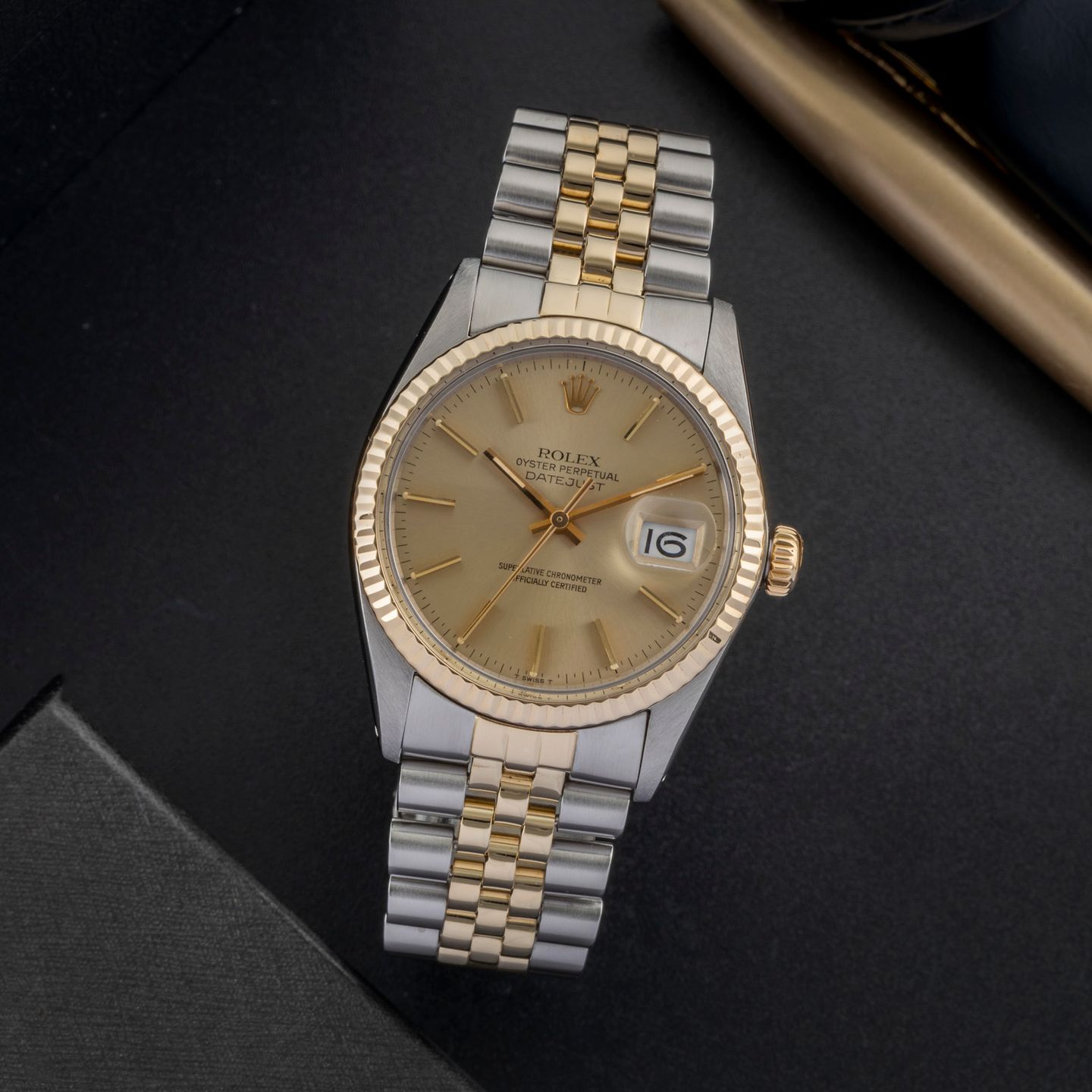 Rolex Datejust 36 16013 (1981) - 36 mm Gold/Steel case (1/8)