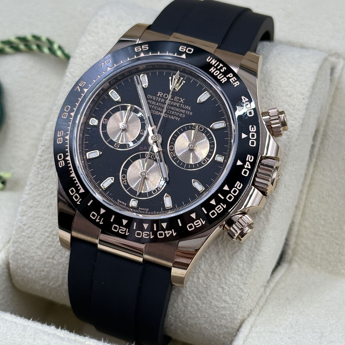 Rolex Daytona 116515LN (Onbekend (willekeurig serienummer)) - Zwart wijzerplaat 40mm Roségoud (5/8)