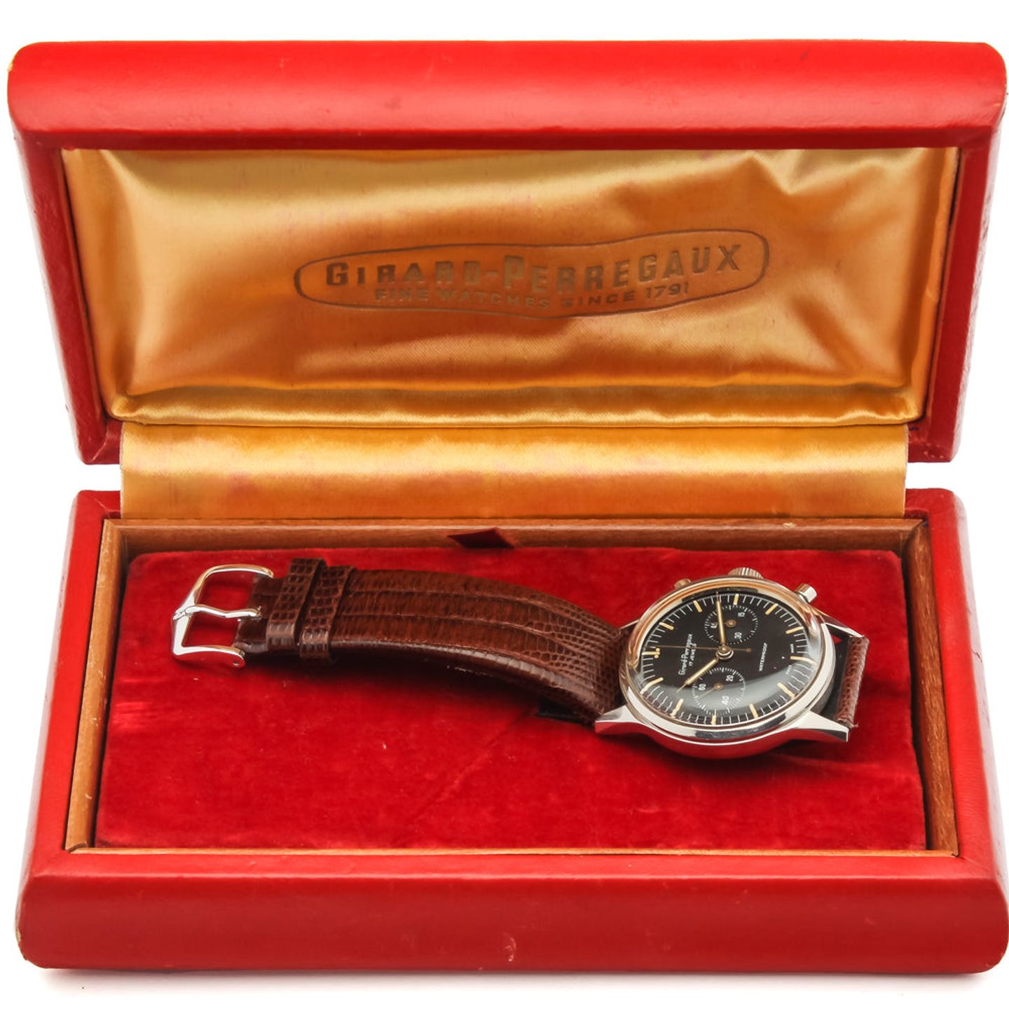 Girard-Perregaux Unknown Unknown (1980) - Black dial 38 mm Steel case (12/12)