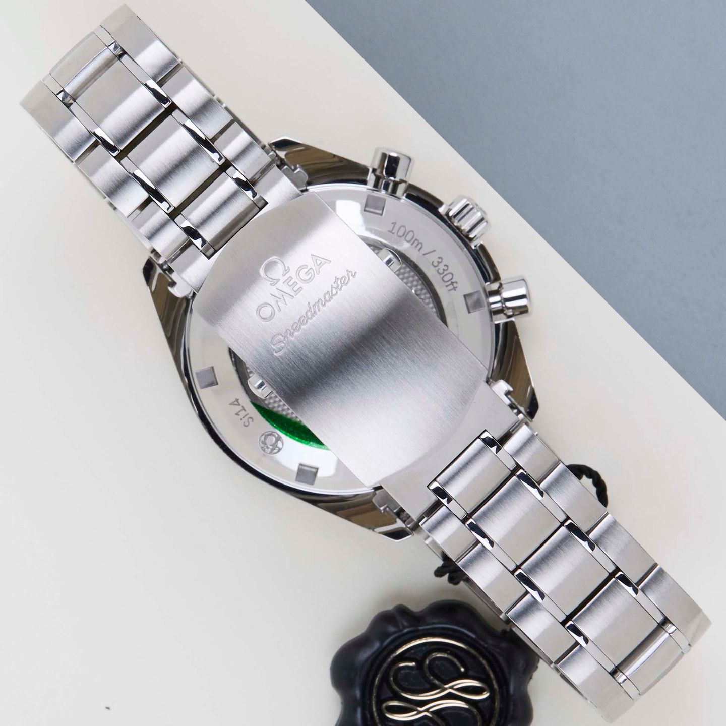 Omega Speedmaster Racing 326.30.40.50.03.001 (2024) - Blue dial 40 mm Steel case (6/8)