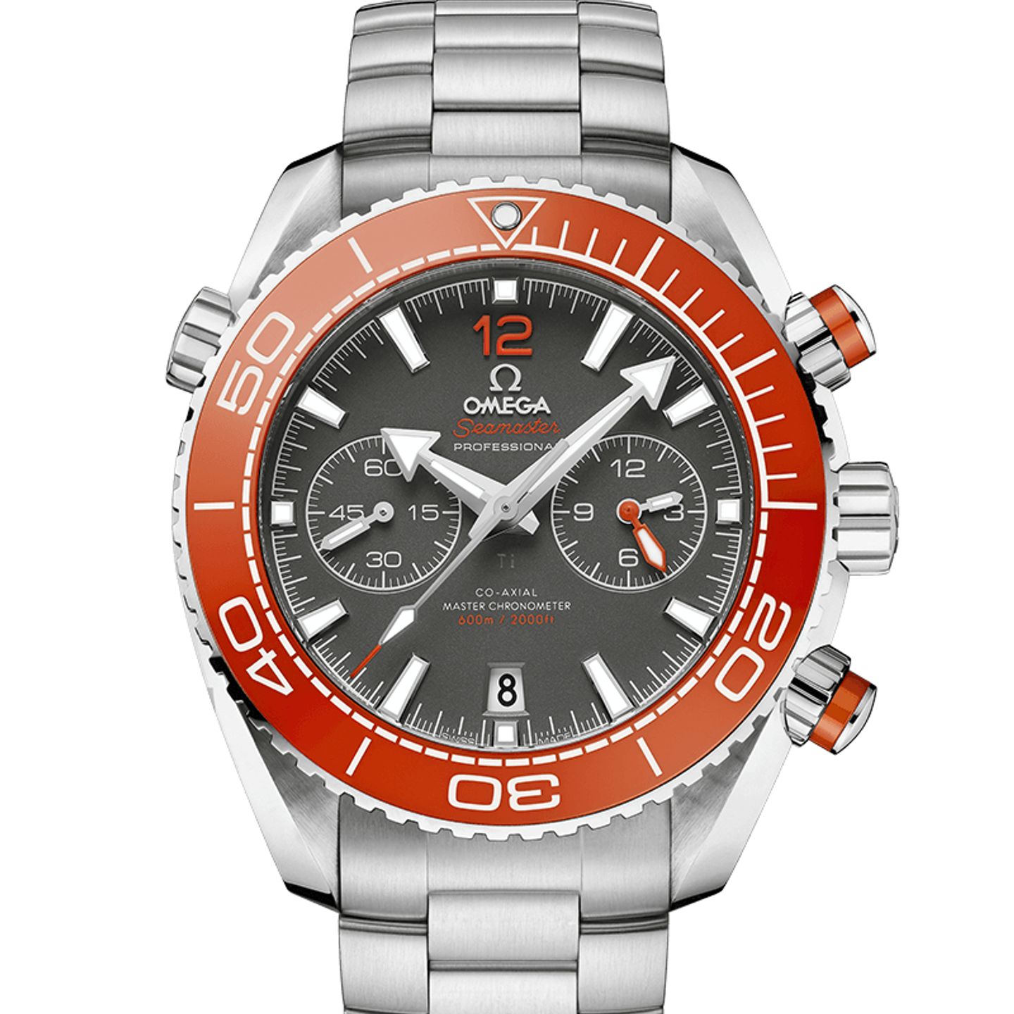 Omega Seamaster Planet Ocean Chronograph 215.30.46.51.99.001 (2024) - Grijs wijzerplaat 46mm Staal (1/1)