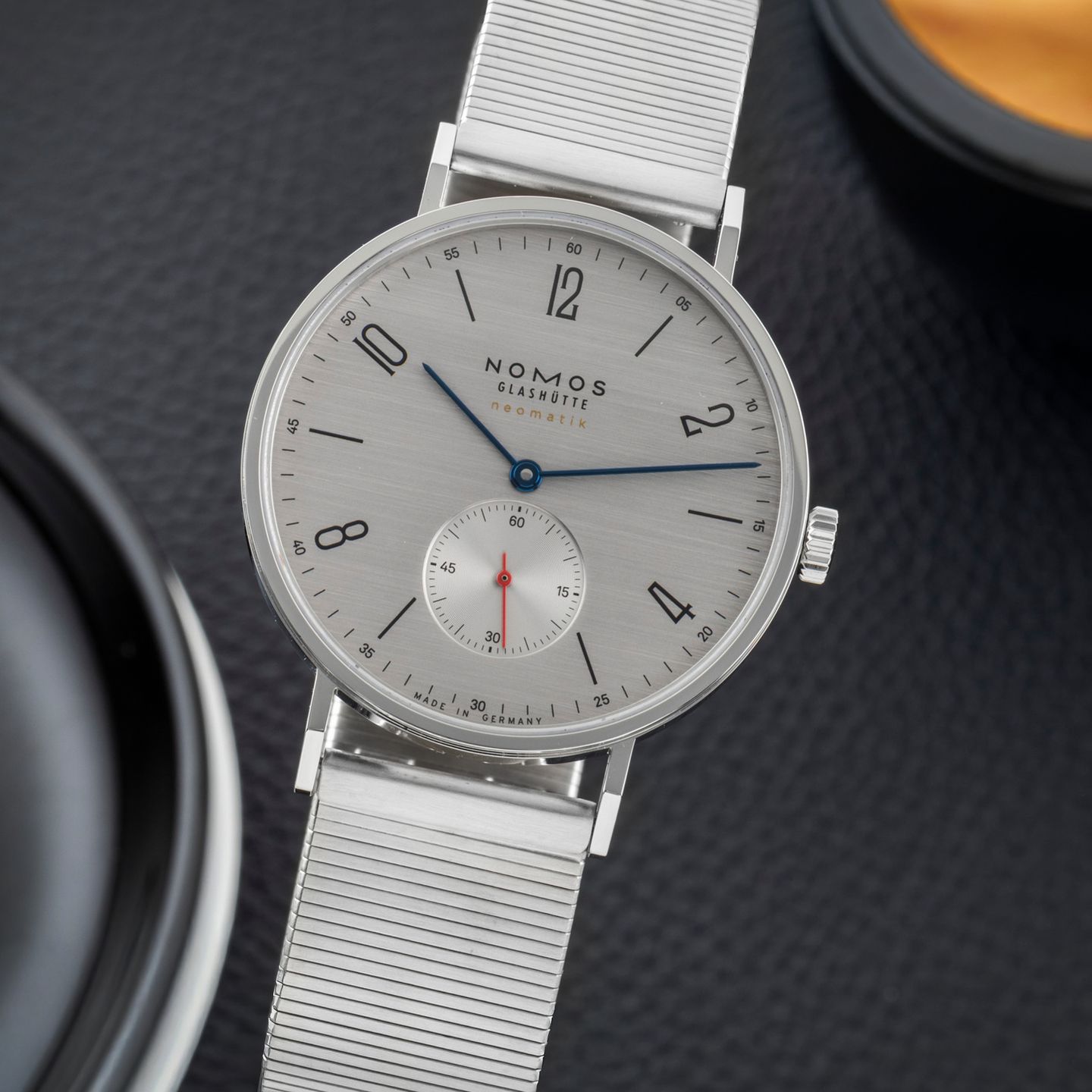 NOMOS Tangente Neomatik 141 (Unknown (random serial)) - Silver dial 39 mm Steel case (3/8)