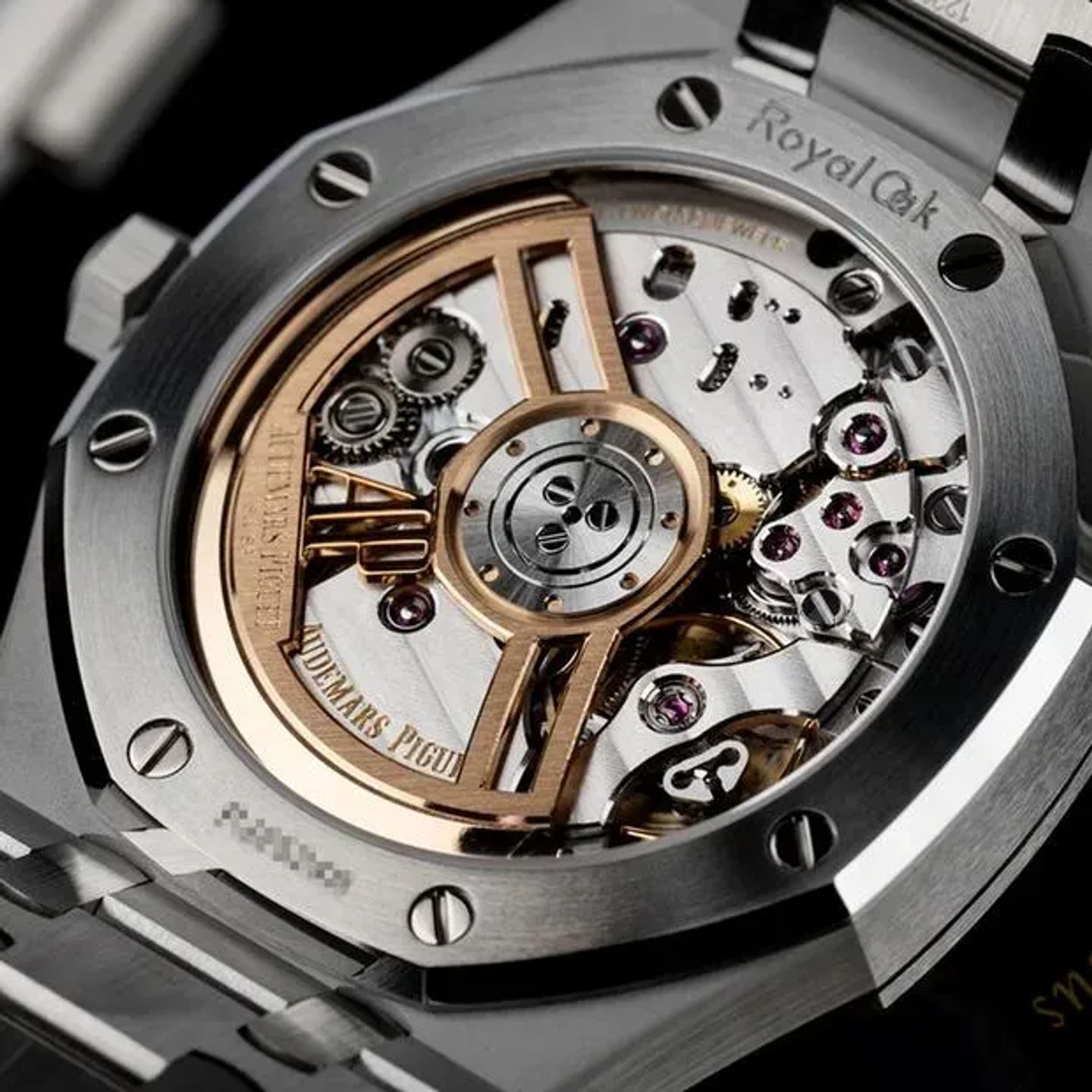 Audemars Piguet Royal Oak Selfwinding 15500ST.OO.1220ST.03 (2022) - Zwart wijzerplaat 41mm Staal (6/6)
