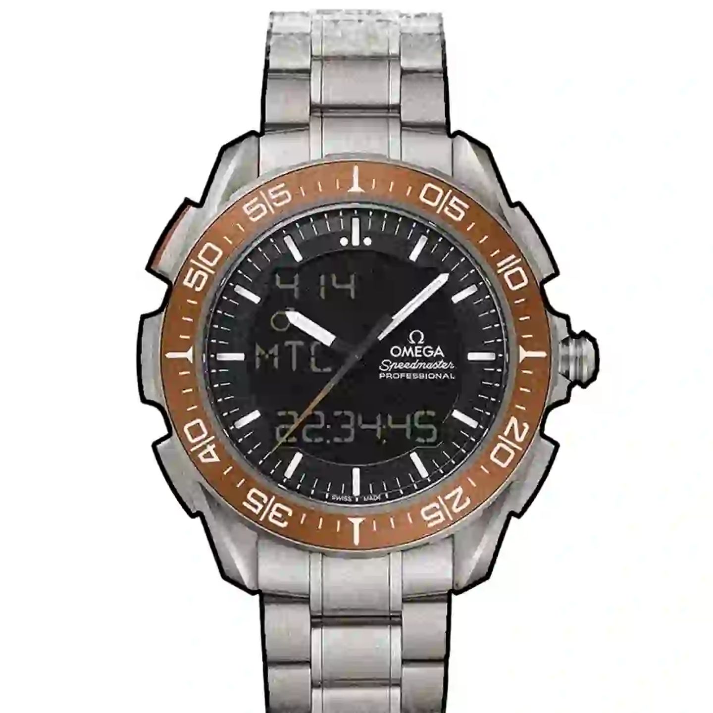 Omega Speedmaster Skywalker X-33 318.90.45.79.01.003 (2025) - Black dial 45 mm Titanium case (2/3)
