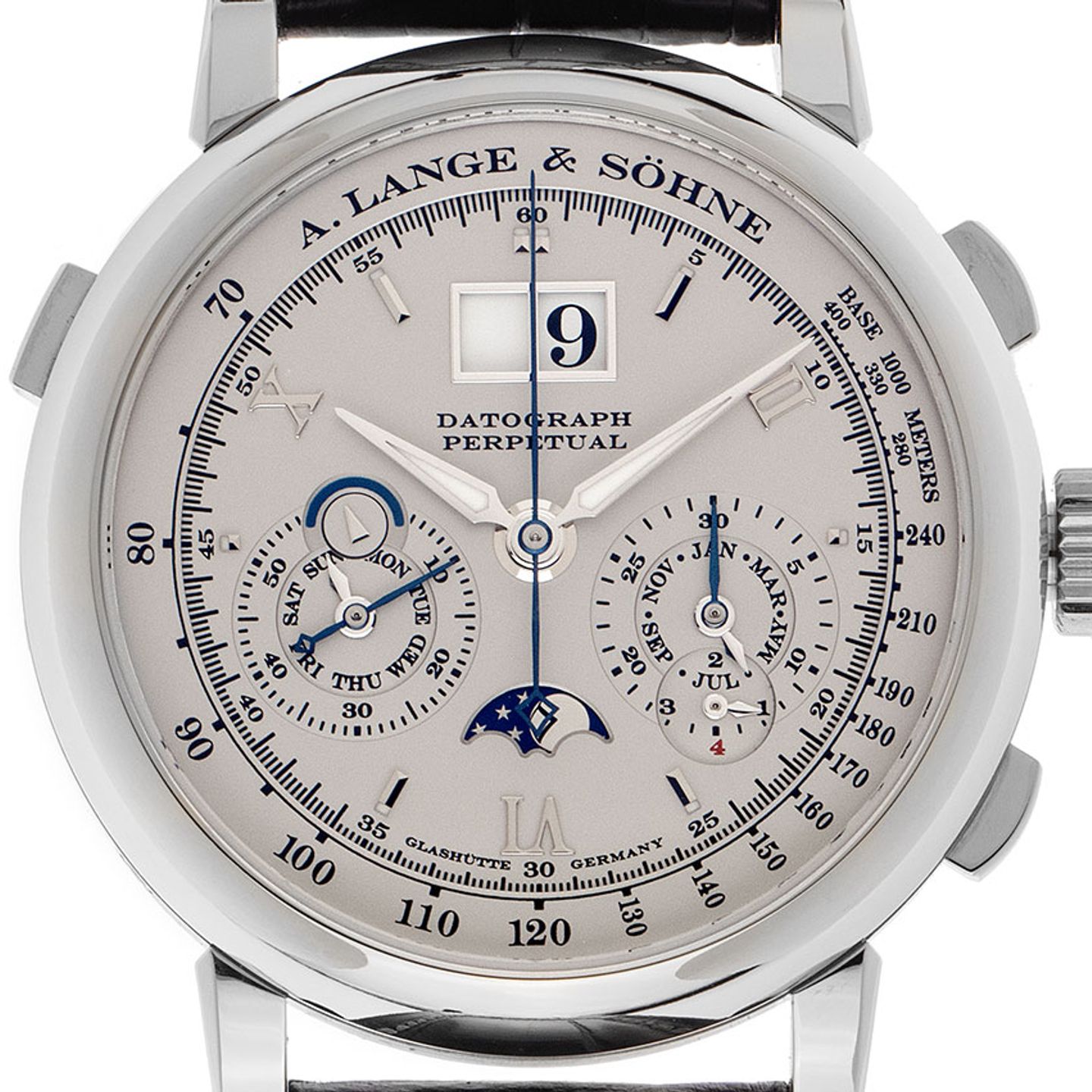 A. Lange & Söhne Datograph 410.025 (Unknown (random serial)) - 41 mm Platinum case (1/8)