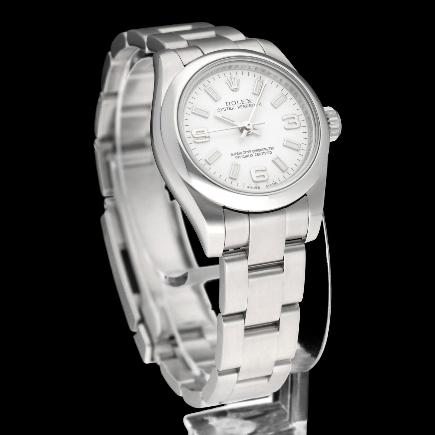 Rolex Oyster Perpetual 26 176200 (2008) - 26 mm Steel case (4/8)