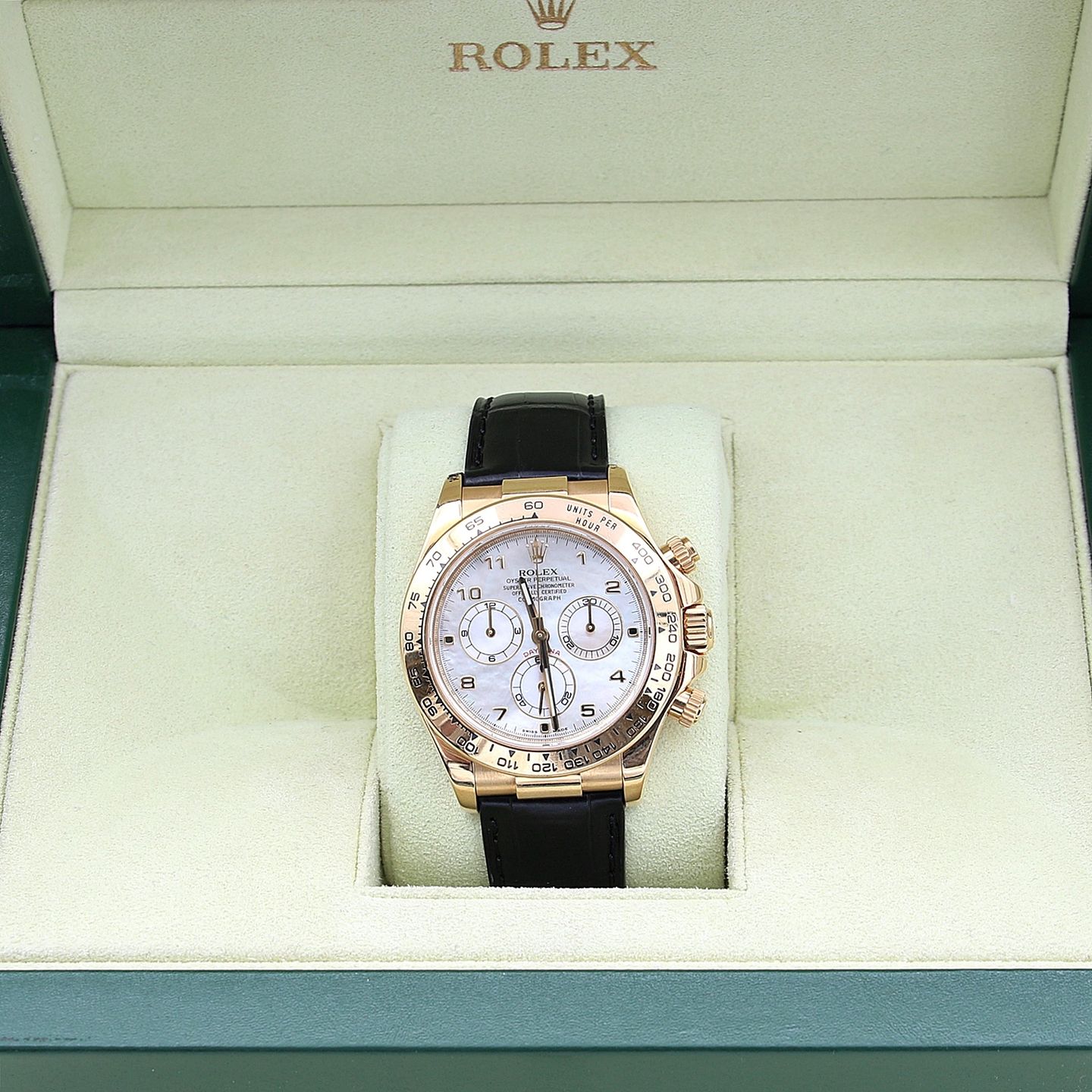 Rolex Daytona 116518 (Unknown (random serial)) - 40 mm Yellow Gold case (2/7)